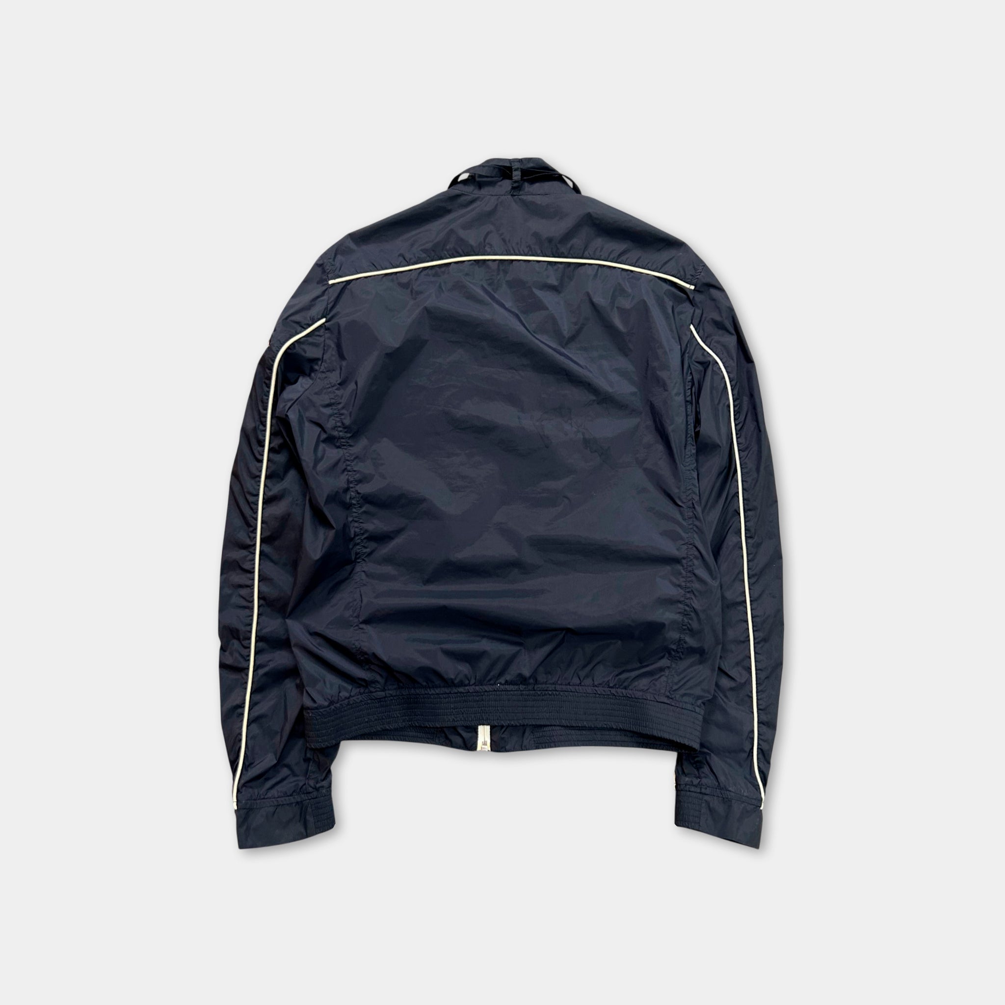 Love Moschino Utility Navy Nylon Moto Jacket