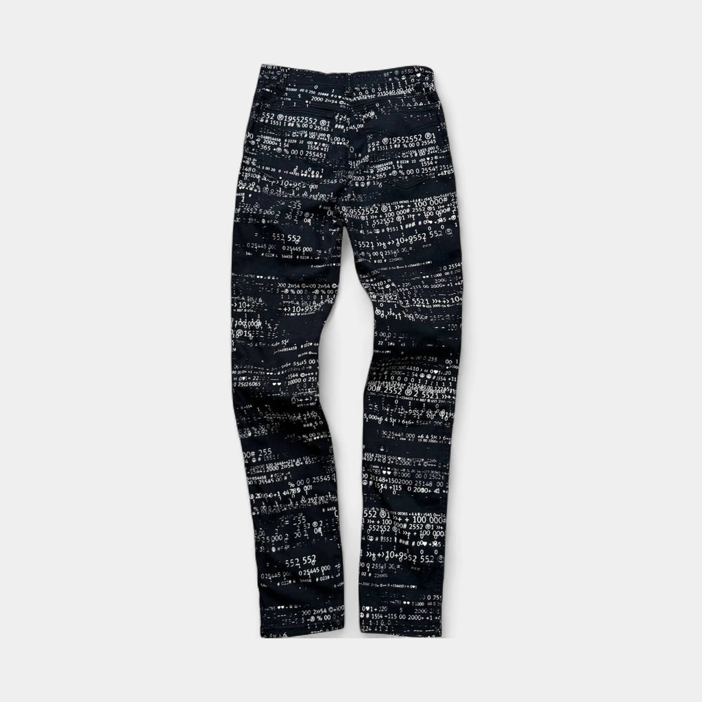 Moschino Numbers Print Skinny Pants