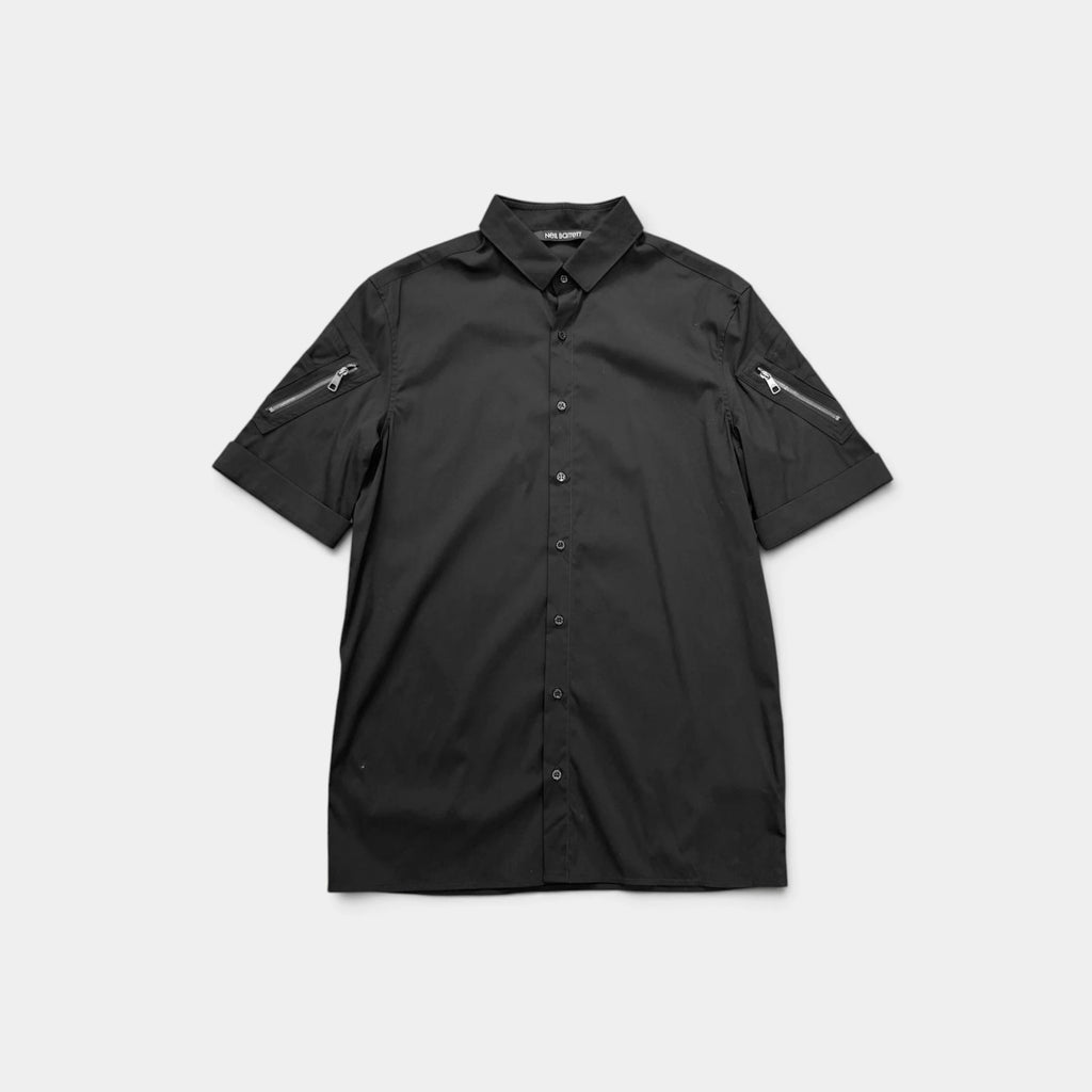 Neil Barrett 2010s Black Utility Shirt