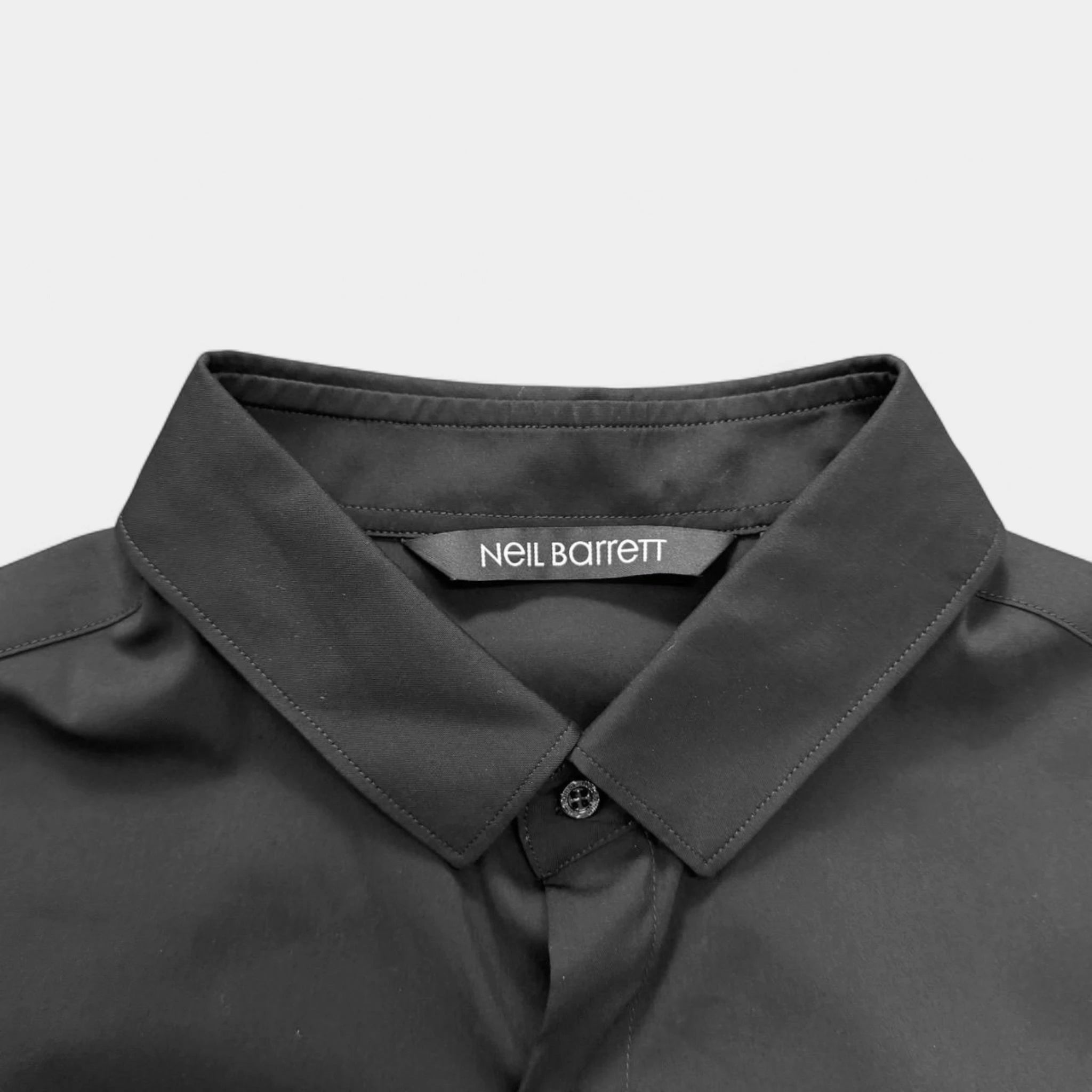 Neil Barrett 2010s Black Utility Shirt