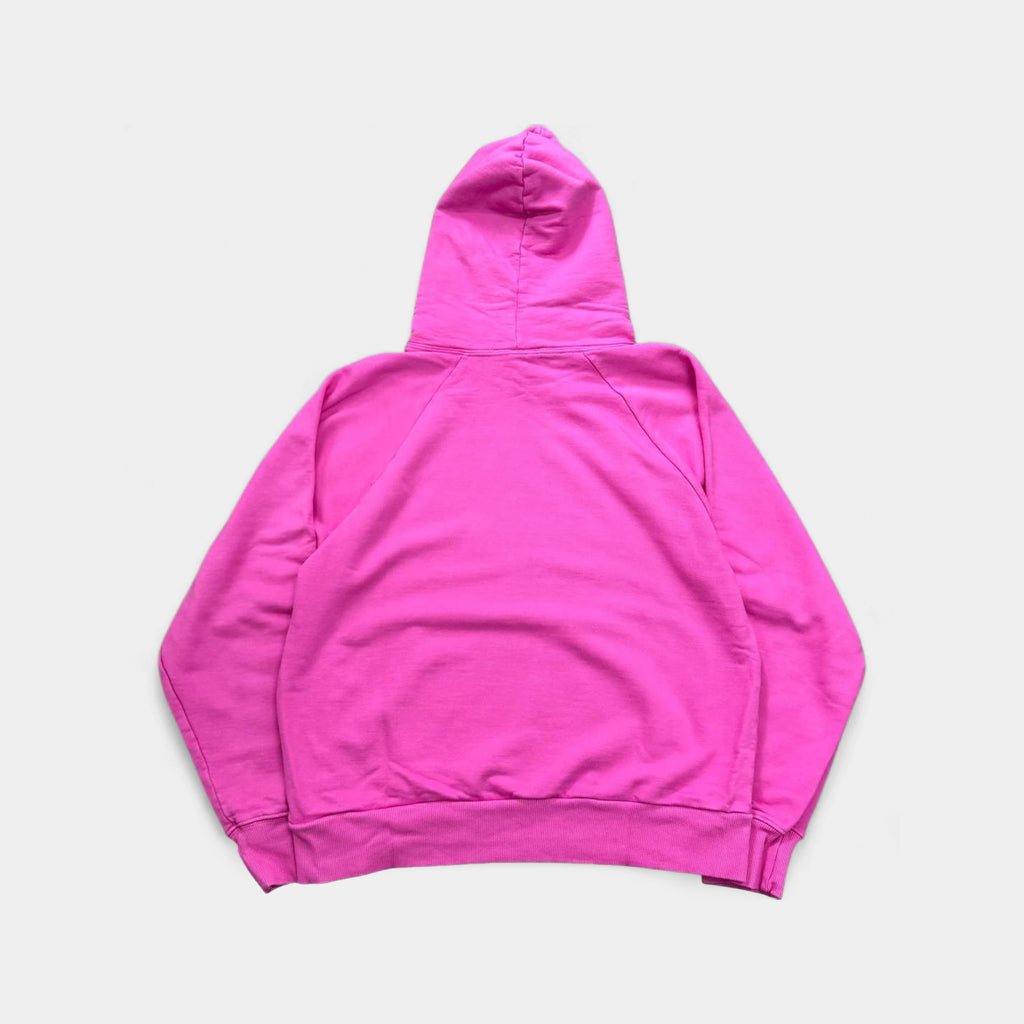 Otaku is Dead 72 Raglan "UwU" Skull Pink Hoodie