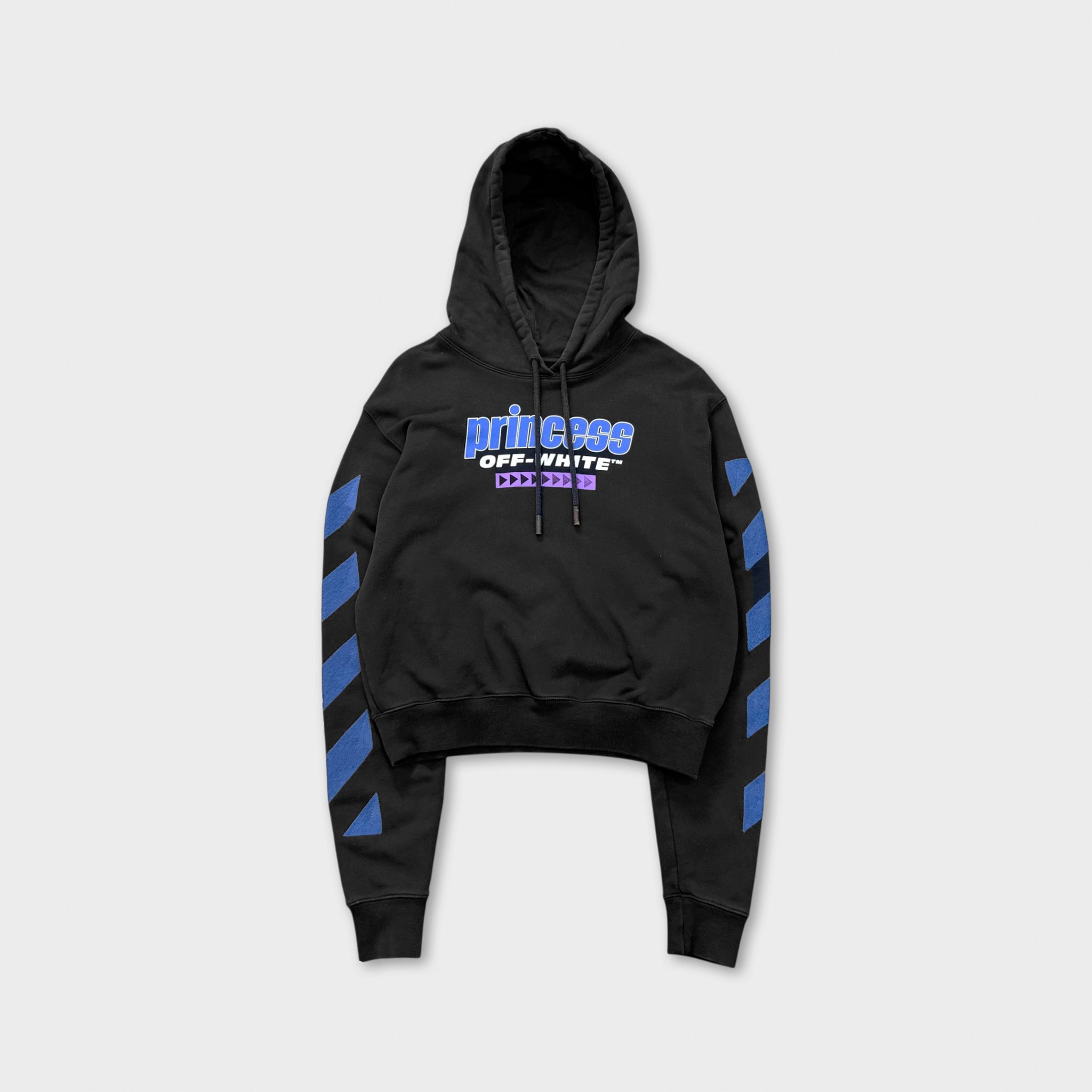 Off-White SS18 "Princess" Cropped Hoodie