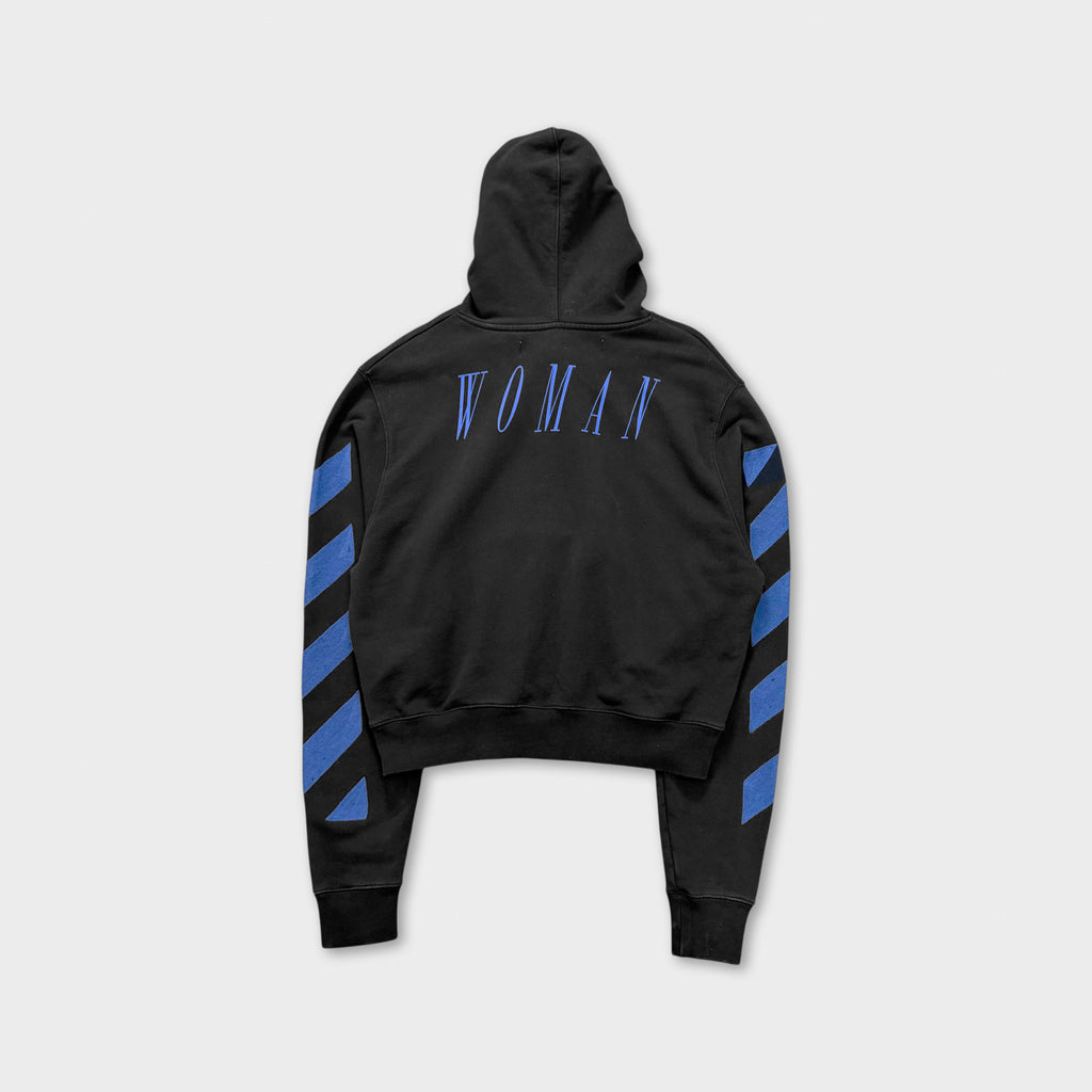 Off-White SS18 "Princess" Cropped Hoodie