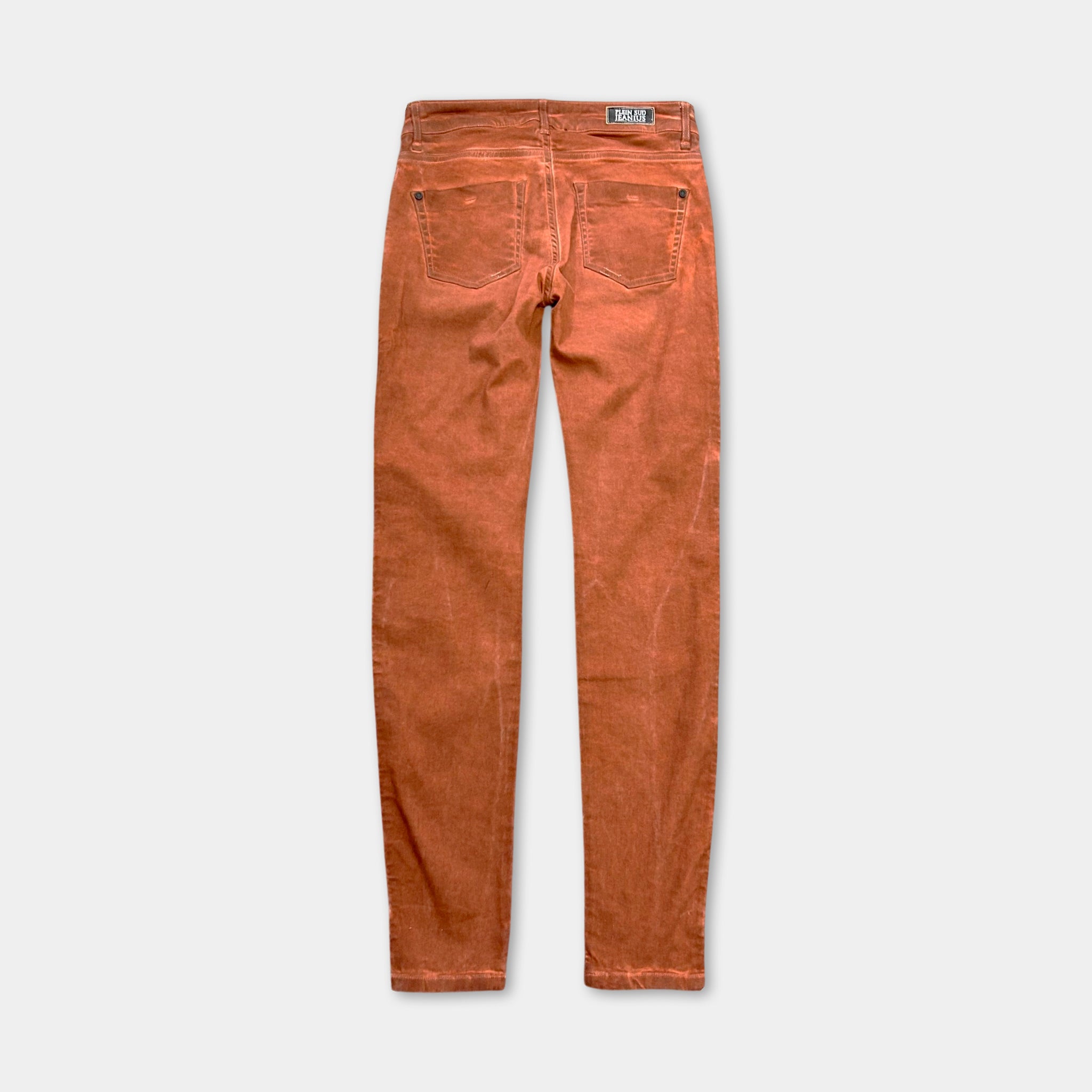 Plein Sud Terracota Denim Skinny Pants