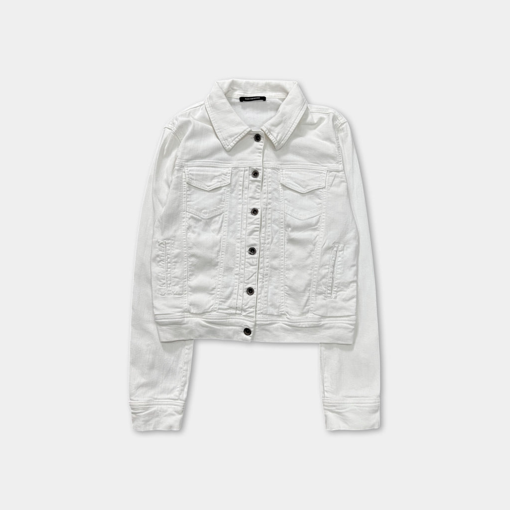 Plein Sud 2000's White Denim Jacket