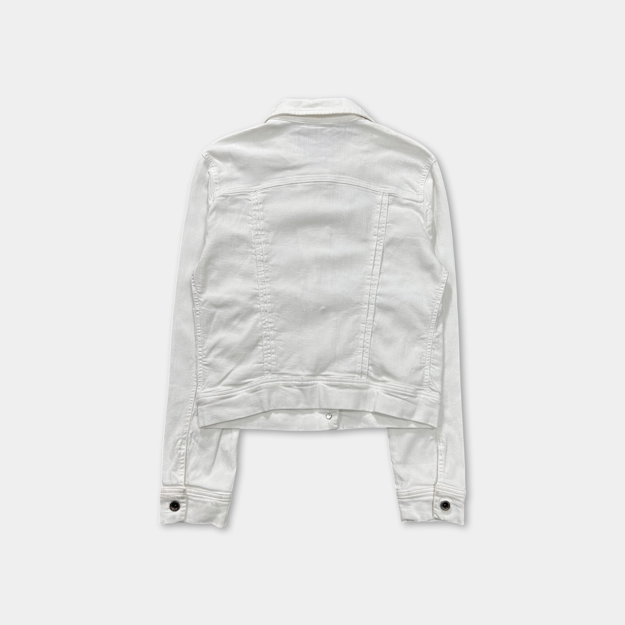 Plein Sud 2000's White Denim Jacket