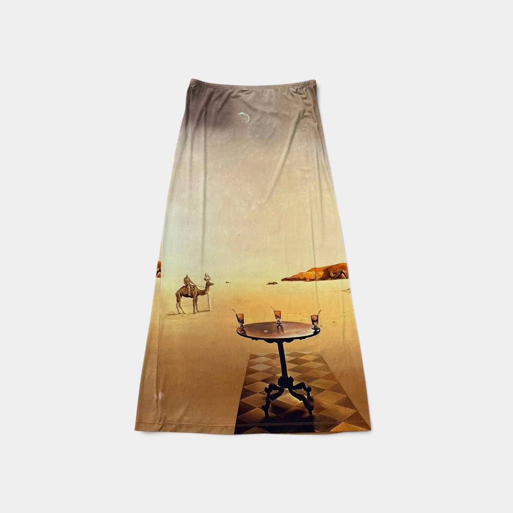 Paco Rabanne Salvador Dalí Print Long Skirt