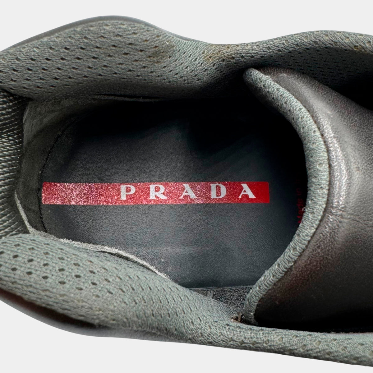 Prada 2000's Black Leather Chunky Mountain Utility Derby Shoes