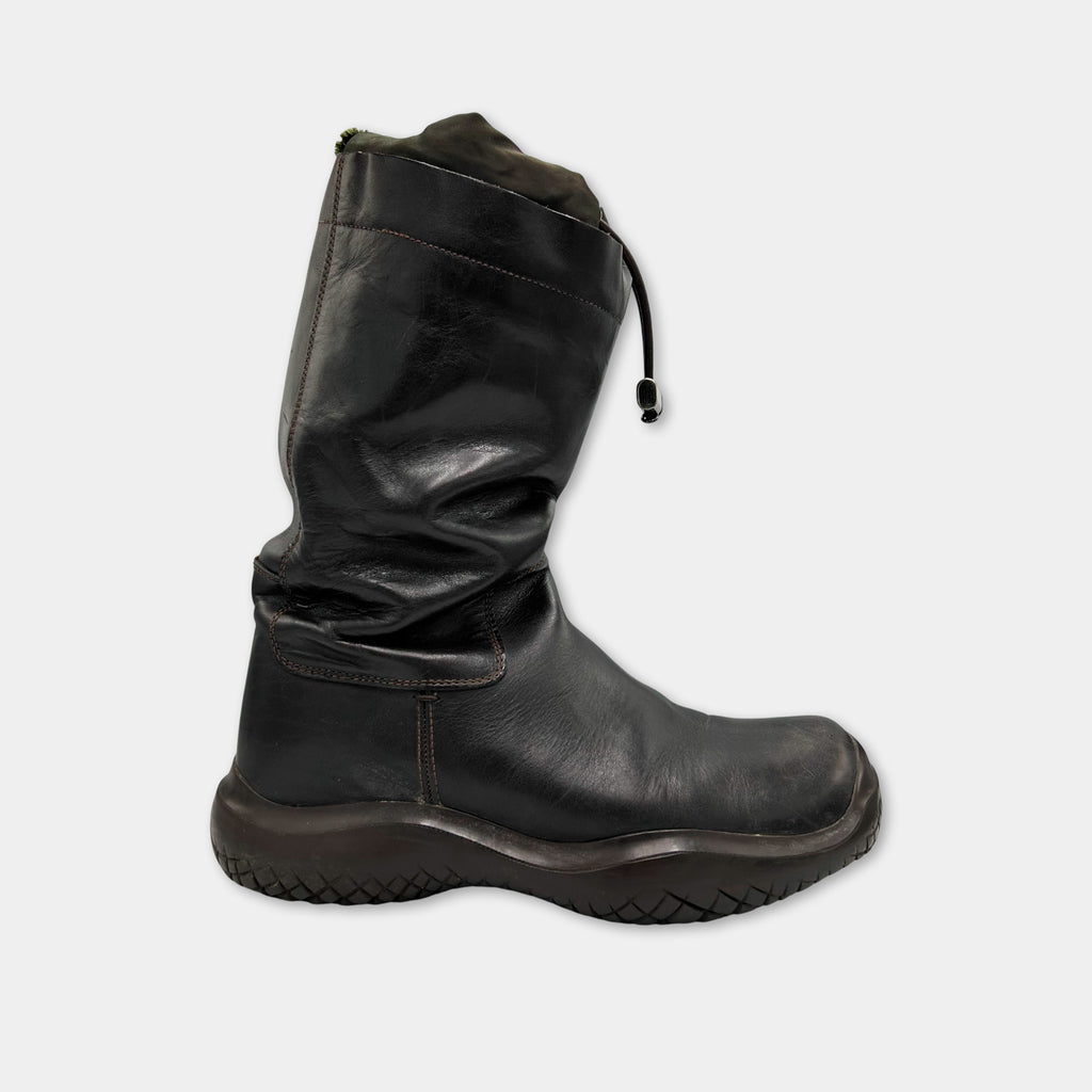 Prada Vintage High Leather Boots