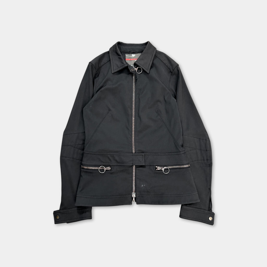 Prada Línea Rosa Technical Nylon Jacket