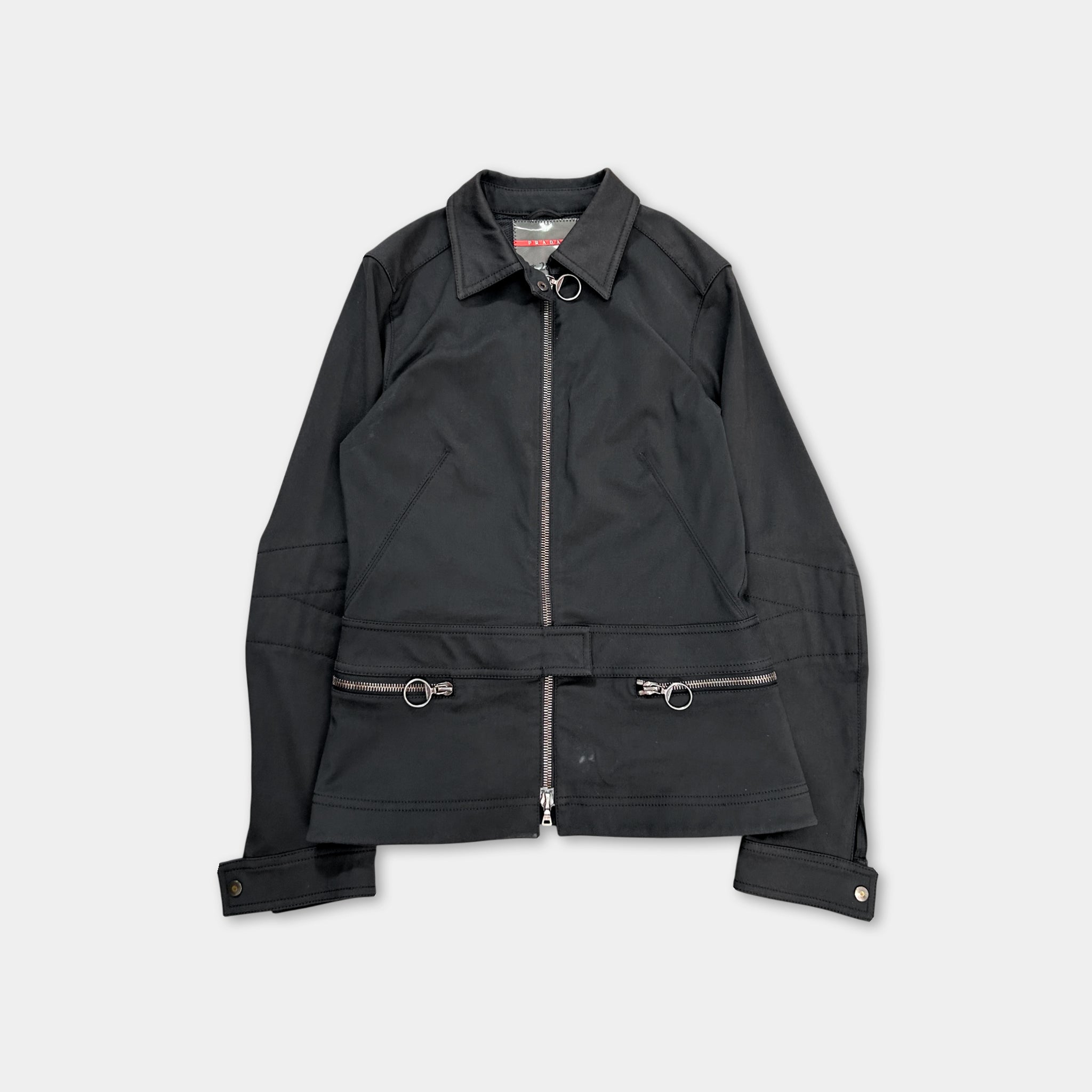 Prada Línea Rosa Technical Nylon Jacket