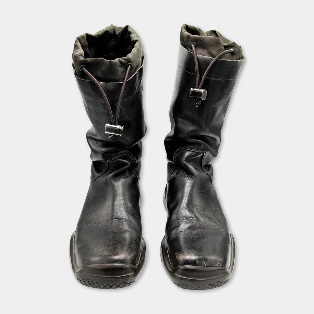 Prada Vintage High Leather Boots