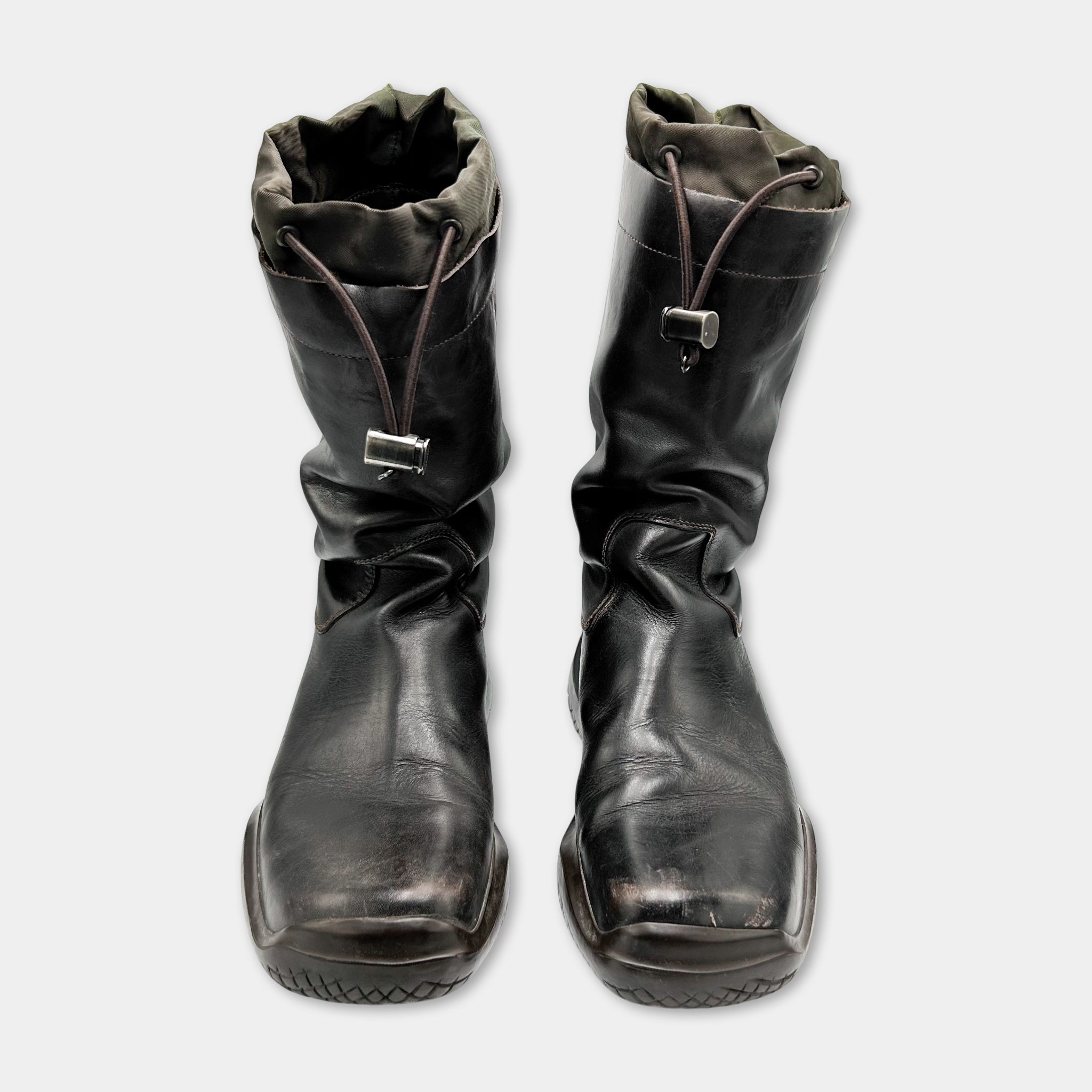 Prada Vintage High Leather Boots