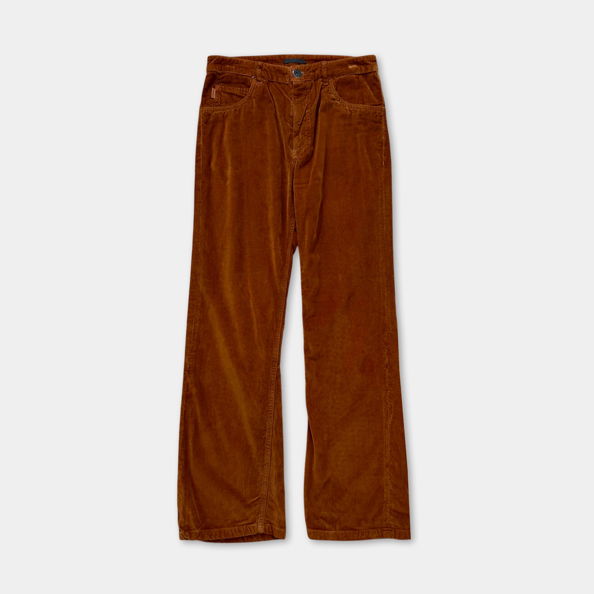 Prada Brown Denim Pants