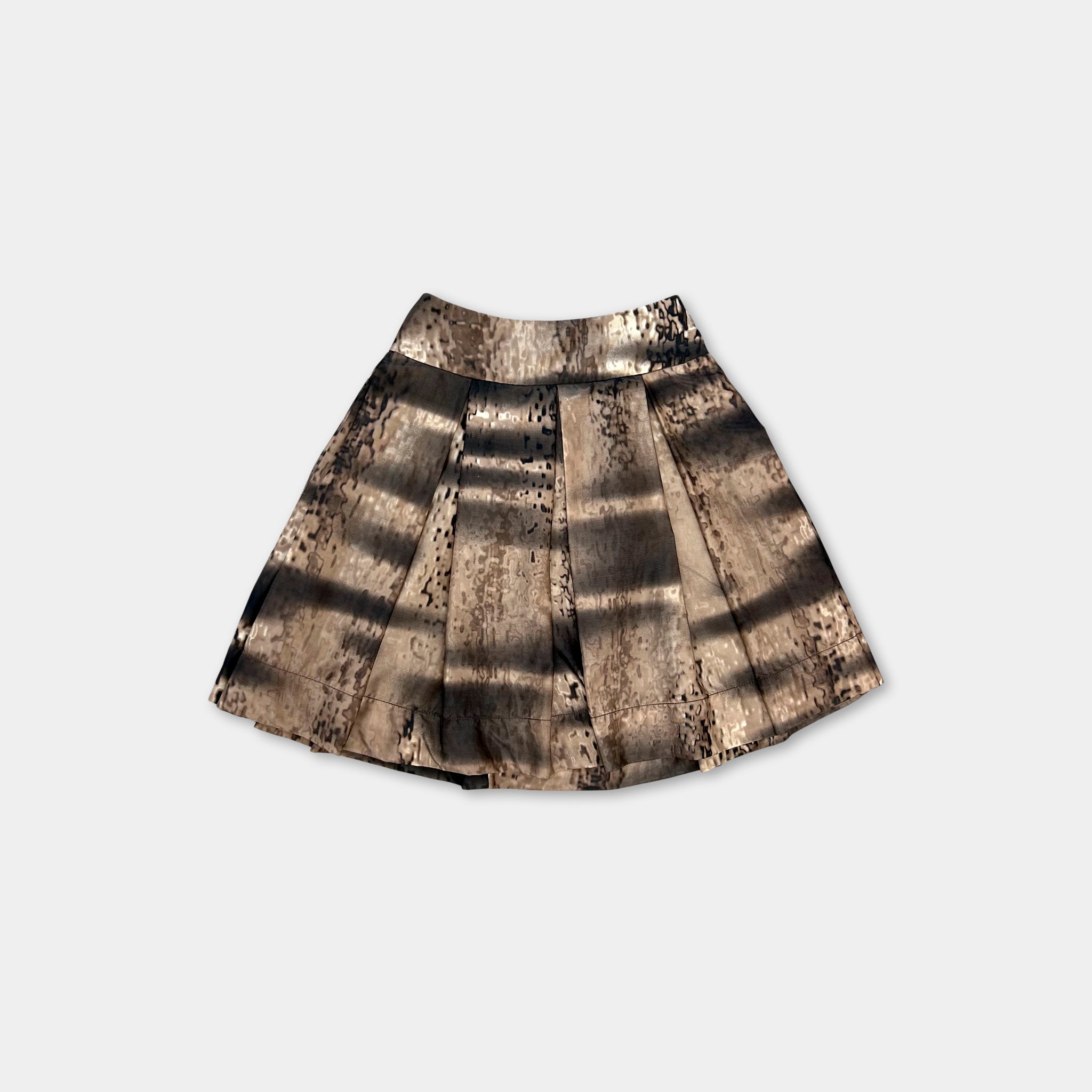 Prada FW2004 Nylon Printed Skirt