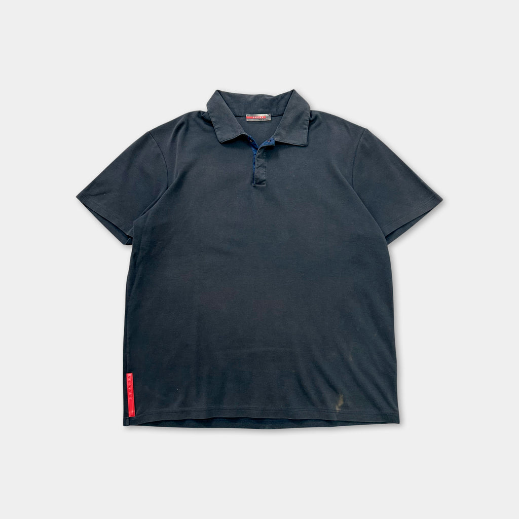 Prada Sport Navy Blue Polo Shirt