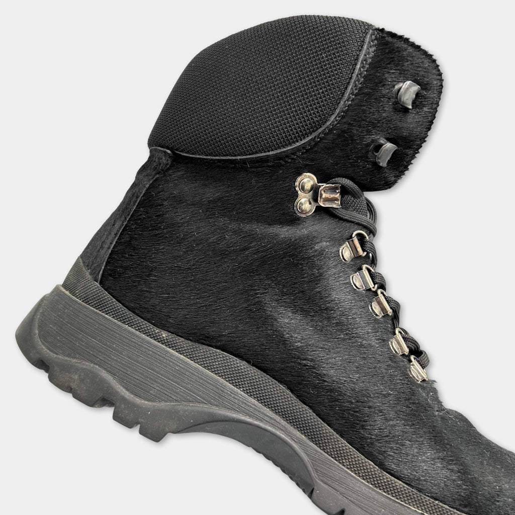 Prada FW99 Pony Hair Mountain Boots