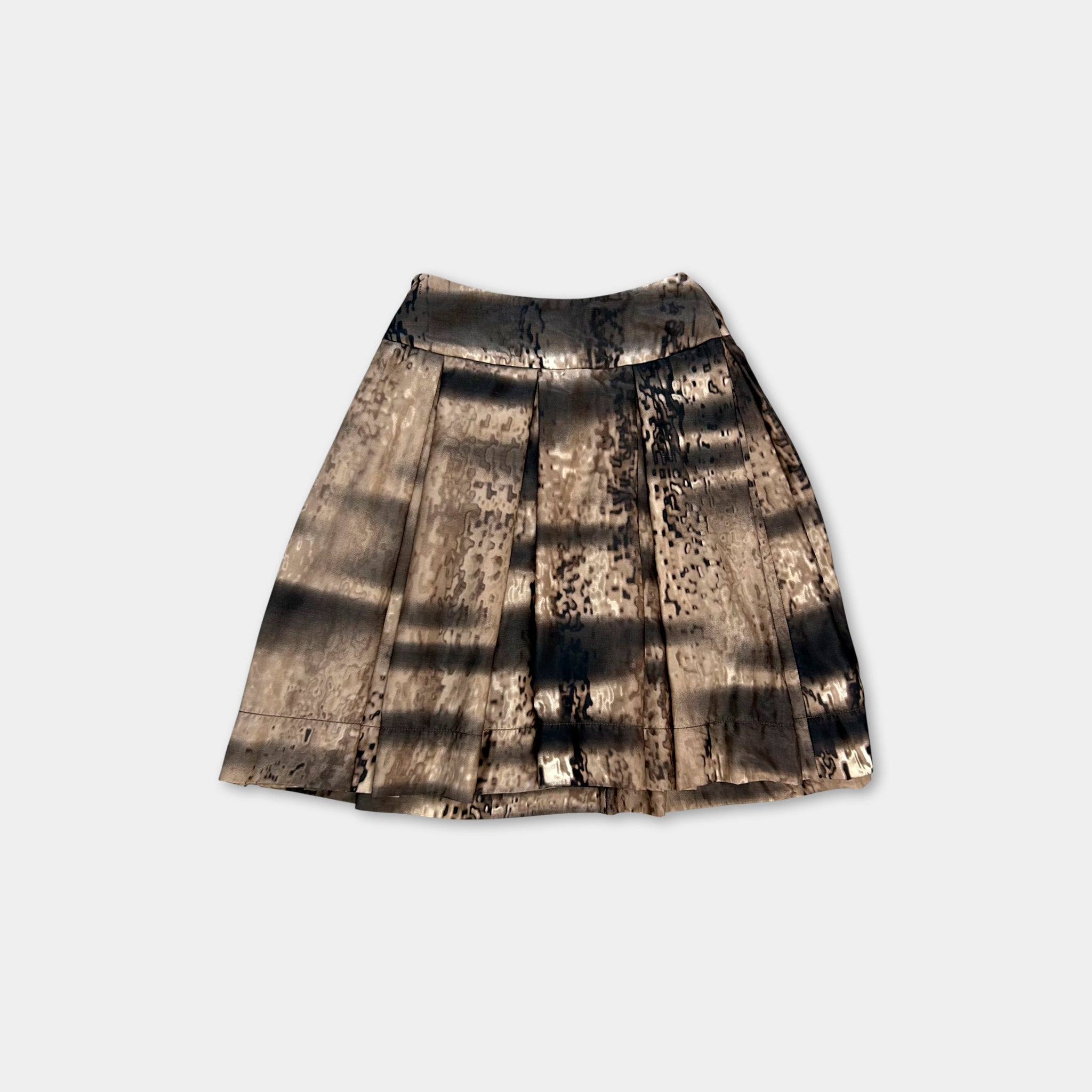 Prada FW2004 Nylon Printed Skirt