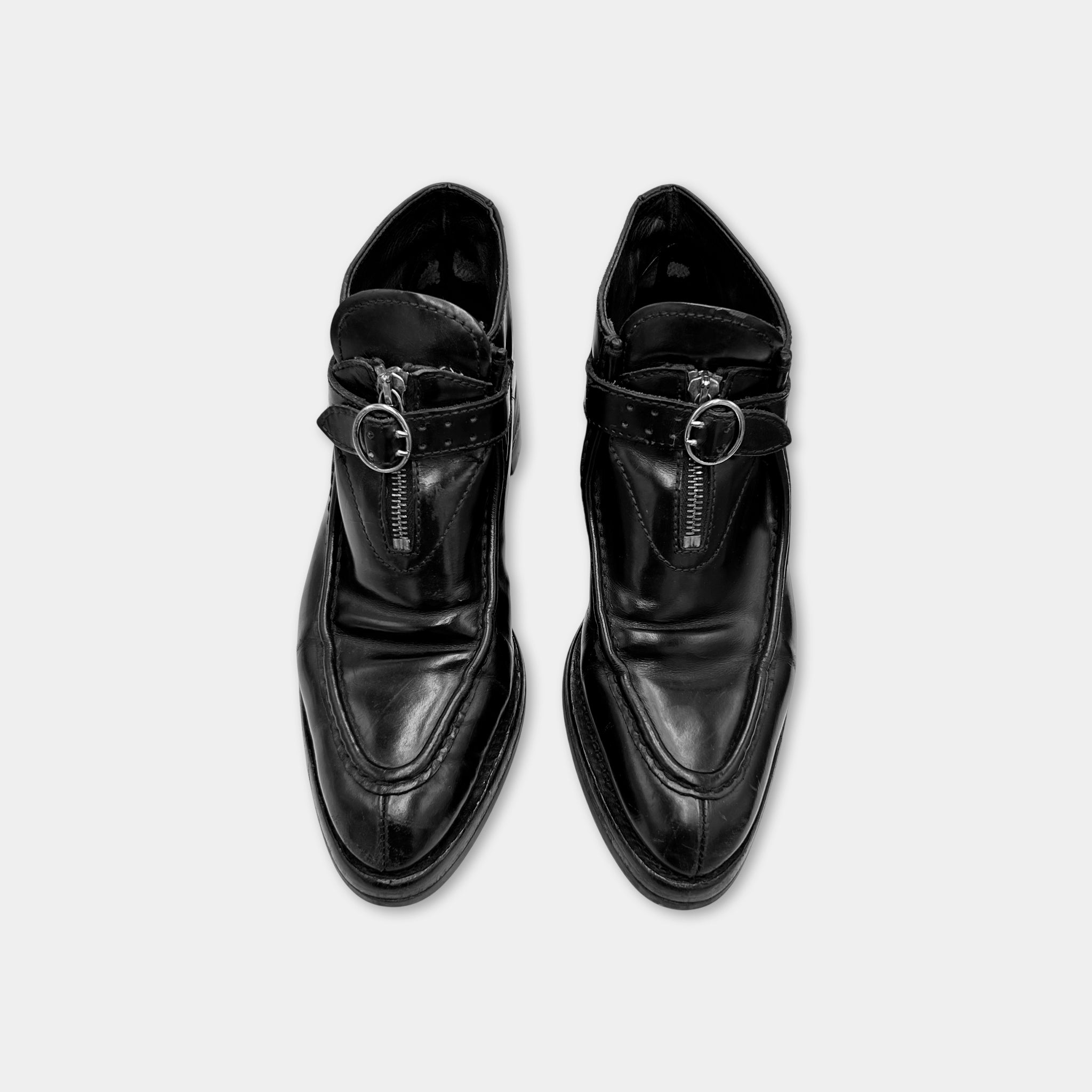 Prada Platform Black Derby Shoes