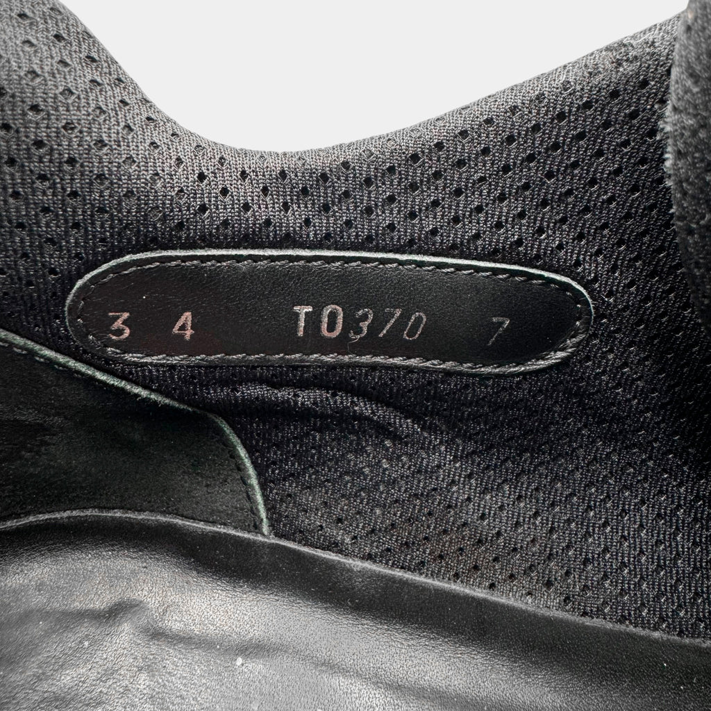 Prada Vintage Leather Lug Sole Derby Sneakers