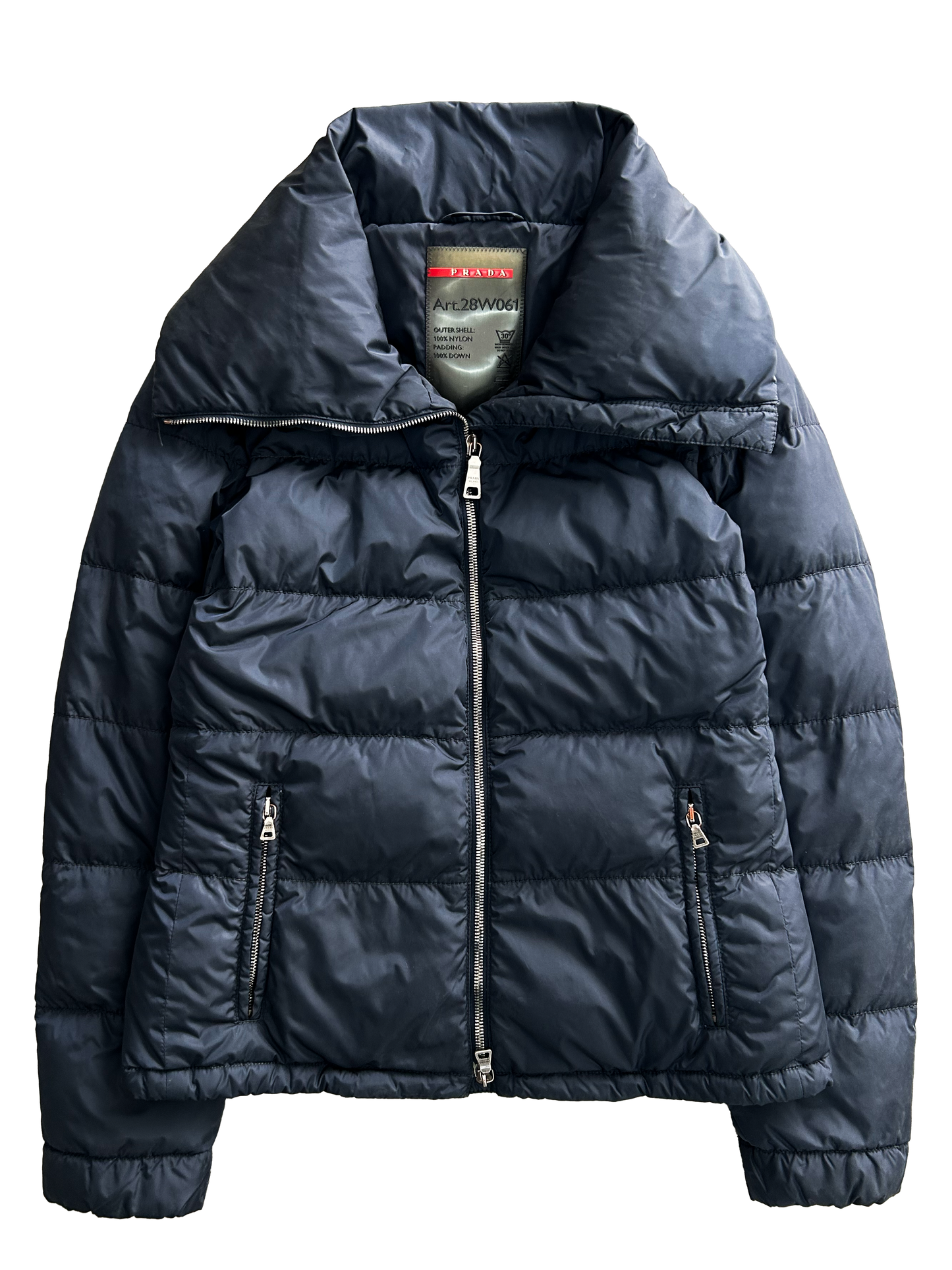 Prada 00's Blue Puffer Jacket