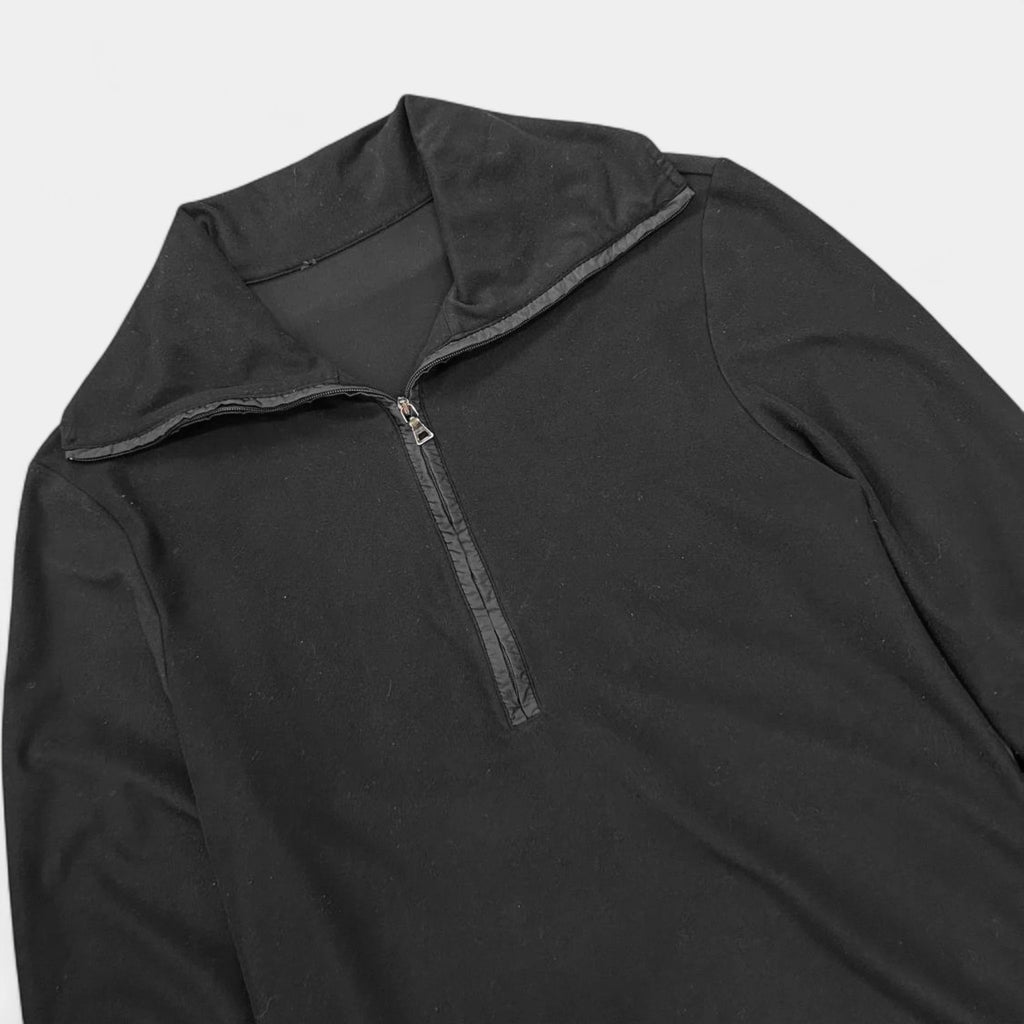 Prada Technical Black Polo