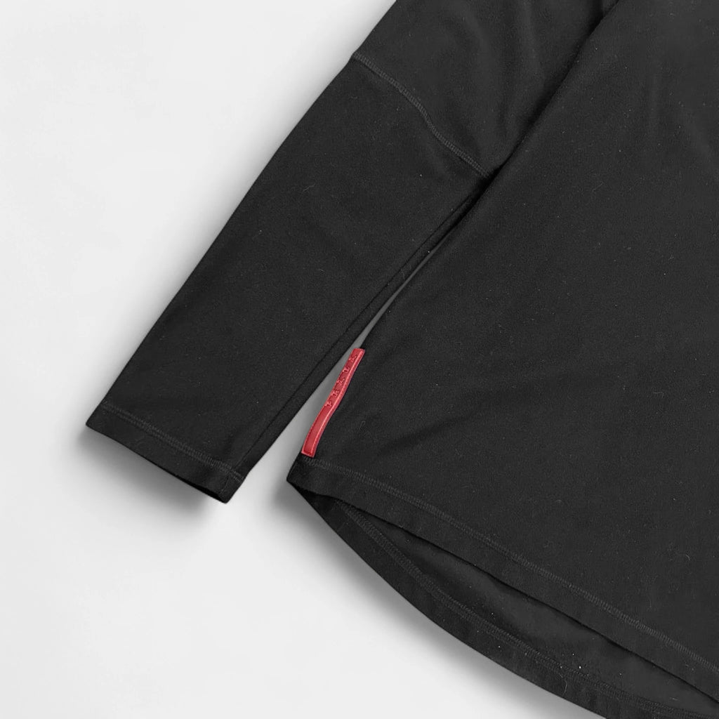 Prada Technical Black Polo