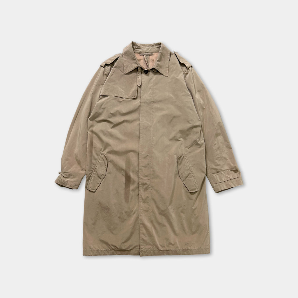 Prada Beige Light Nylon Trench Jacket