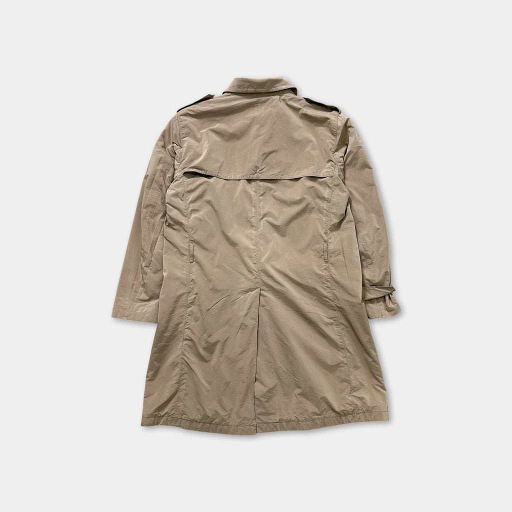 Prada Beige Light Nylon Trench Jacket