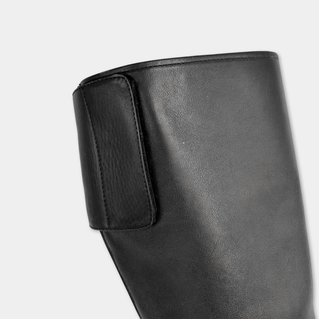 Prada 2000s Black Leather Boots