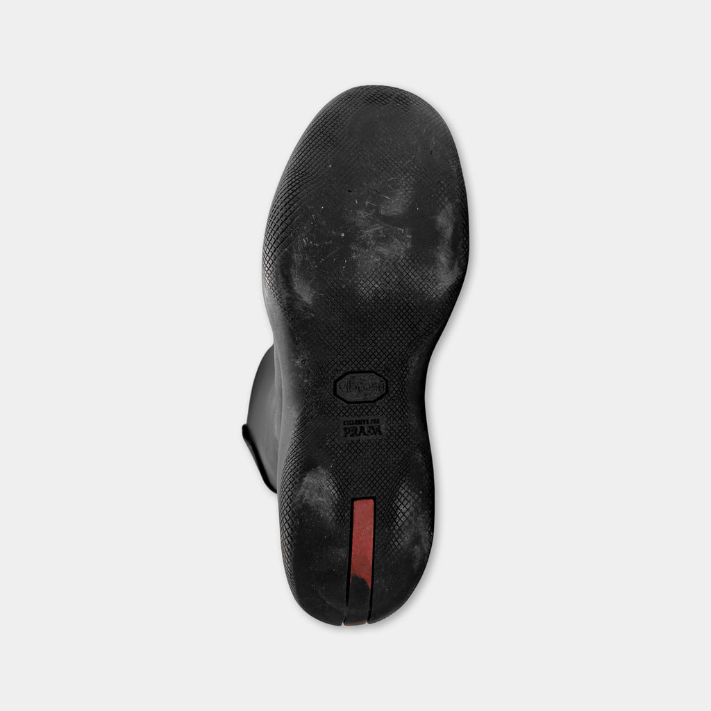Prada 2000s Black Leather Boots