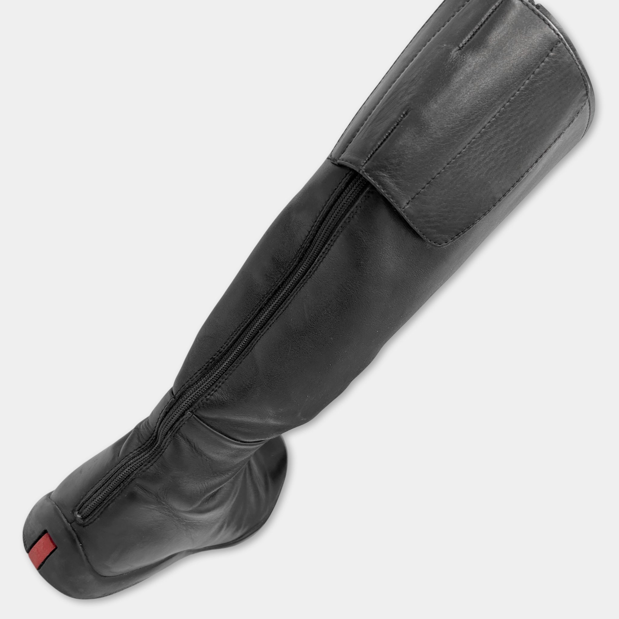 Prada 2000s Black Leather Boots