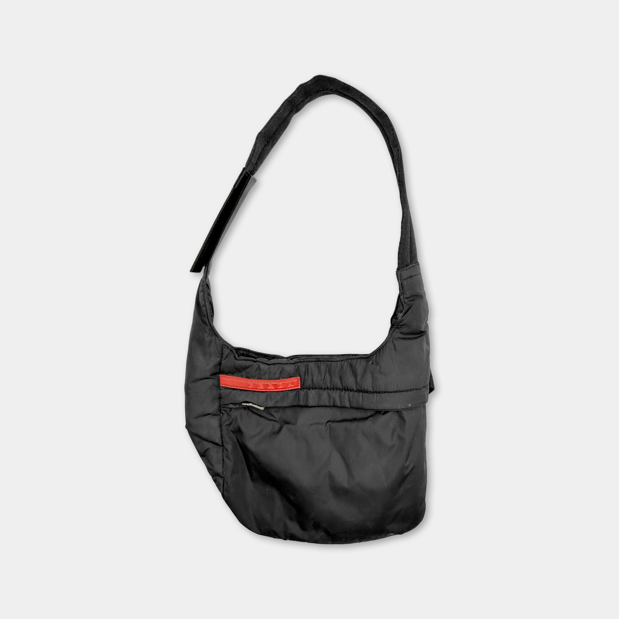 Prada 2000s Black Sport Shoulder Bag