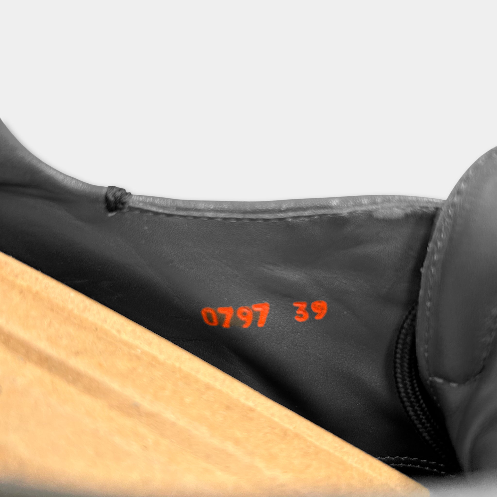 Prada 2000s Black Leather Sneakers