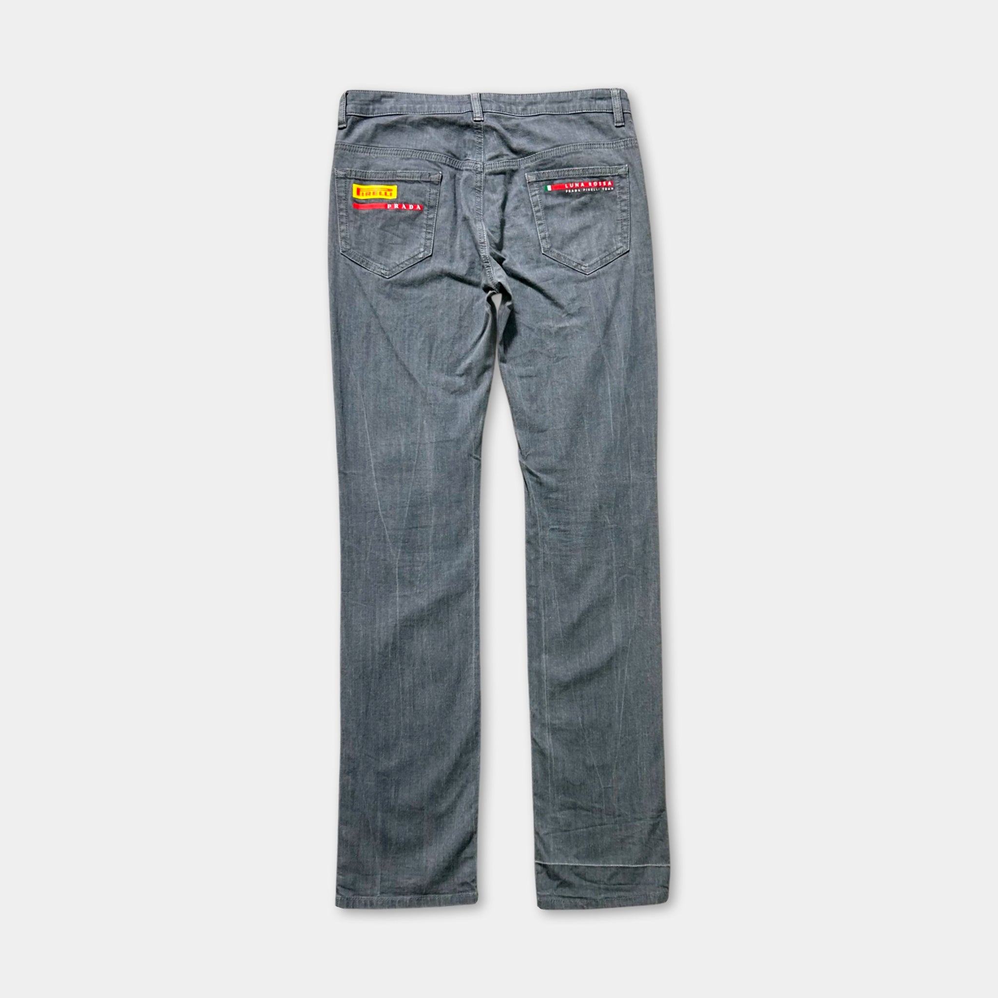 Prada Luna Rosa Denim Pants