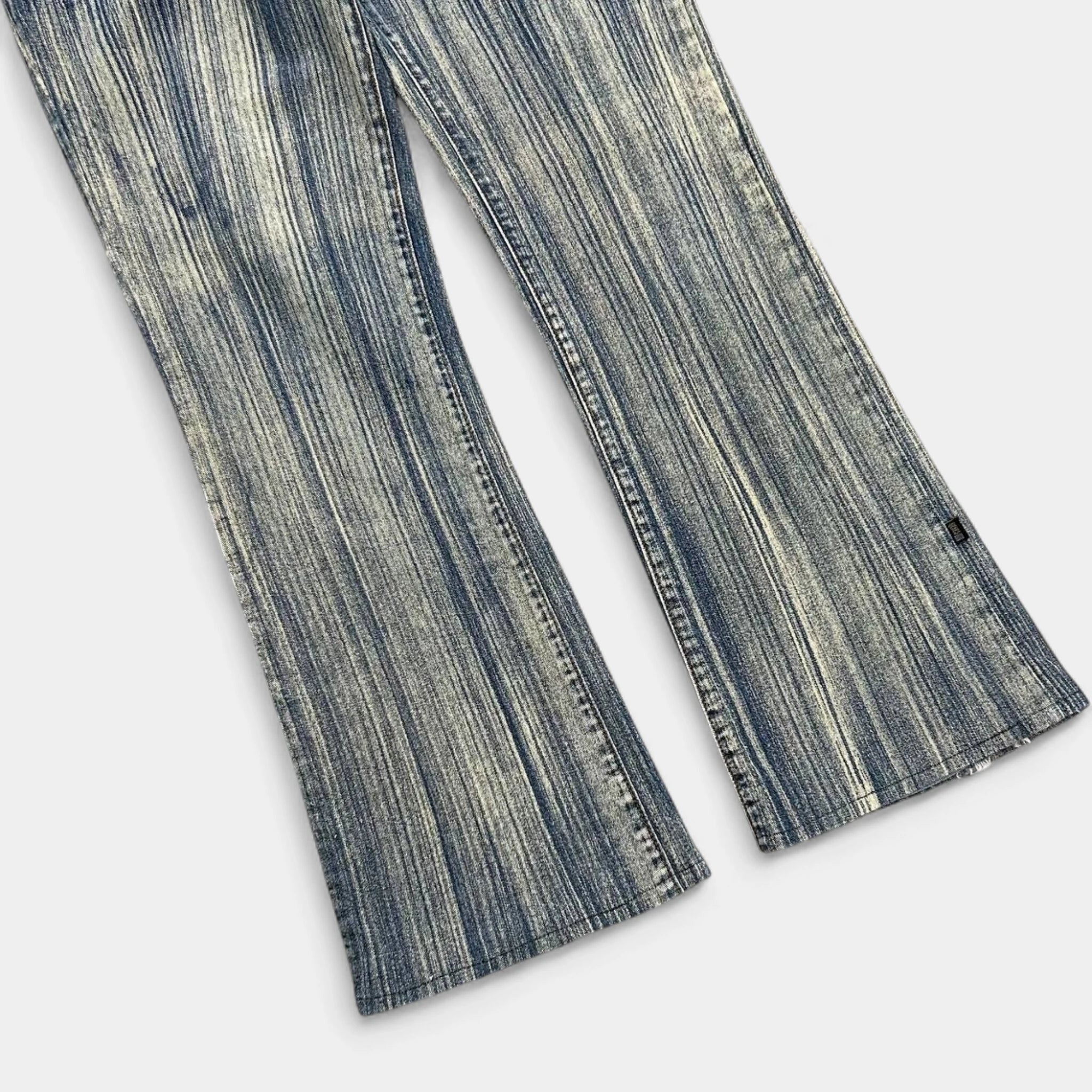 Just Cavalli 2000's Paint Effect Striped Jeans
