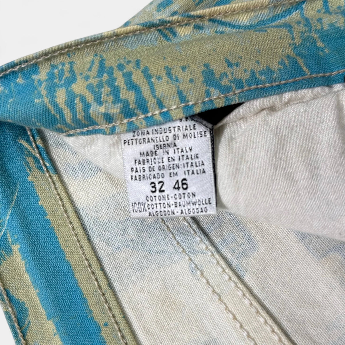 Just Cavalli 2000s 'City' Graphic Flared Pants