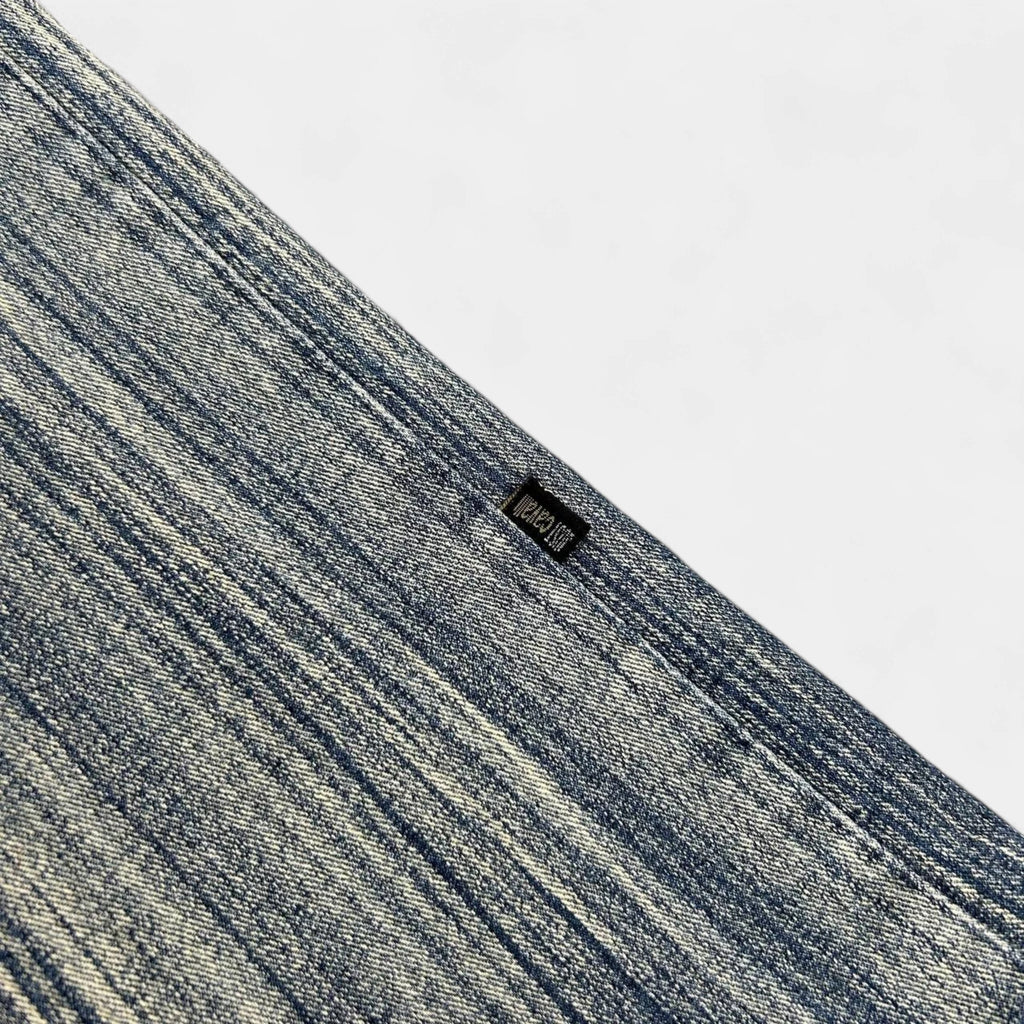 Just Cavalli 2000's Paint Effect Striped Jeans