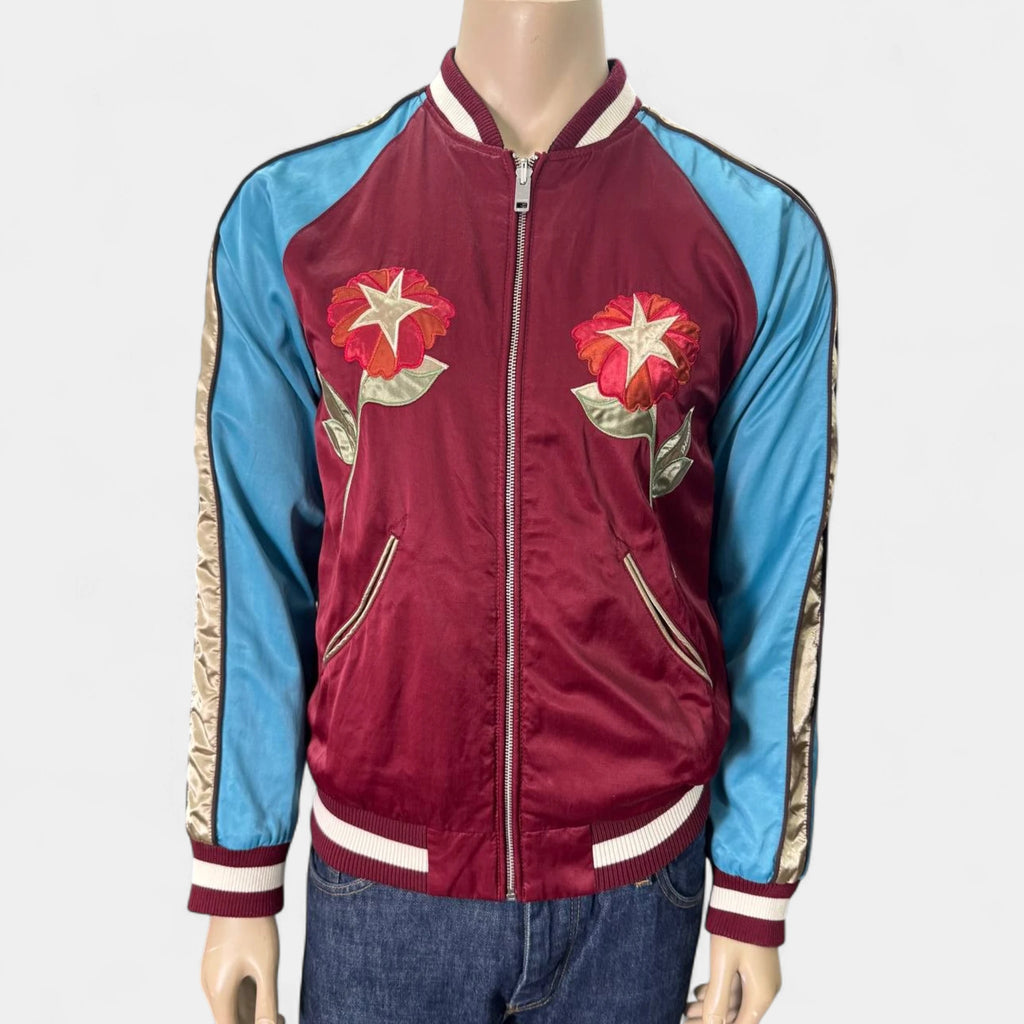 Diesel Reversible Embroidered Palm Sukajan Souvenir Jacket