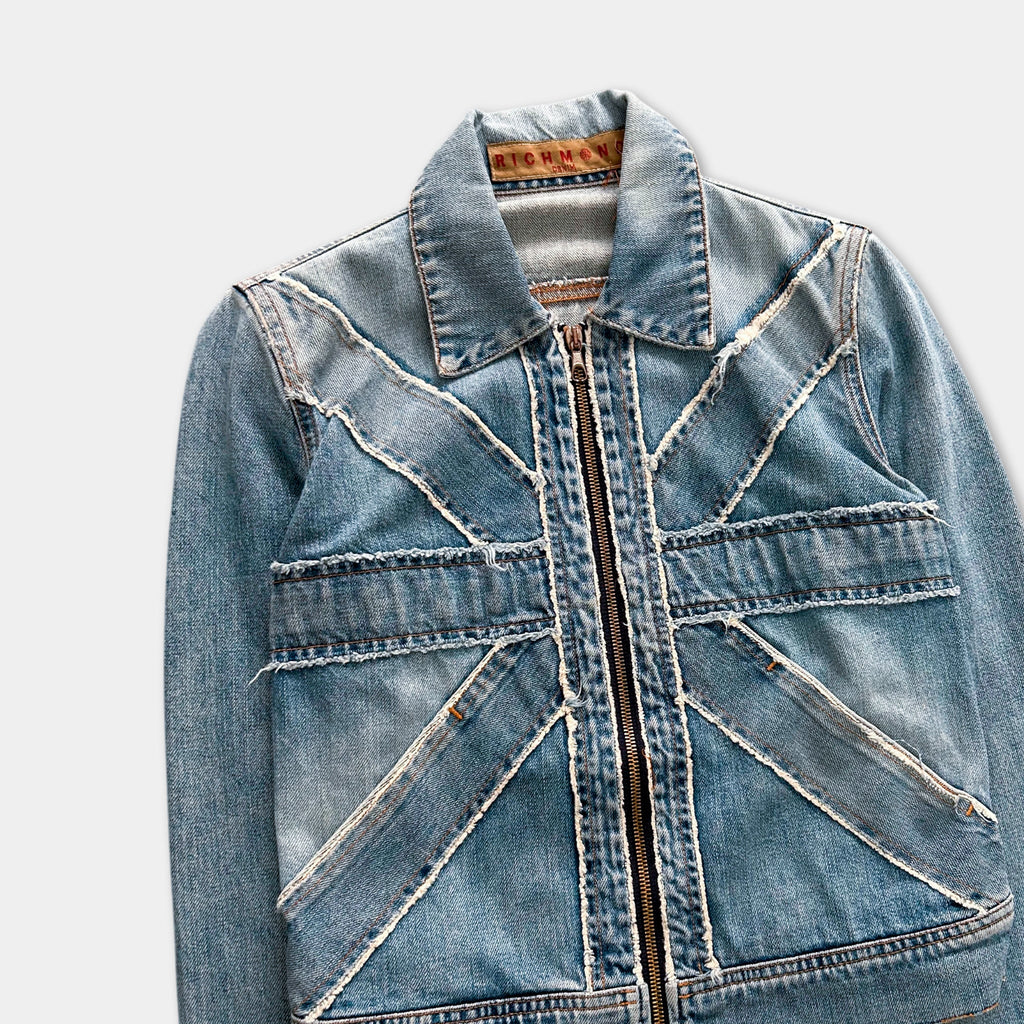 Richmond Union Jack Denim Jacket Richmond