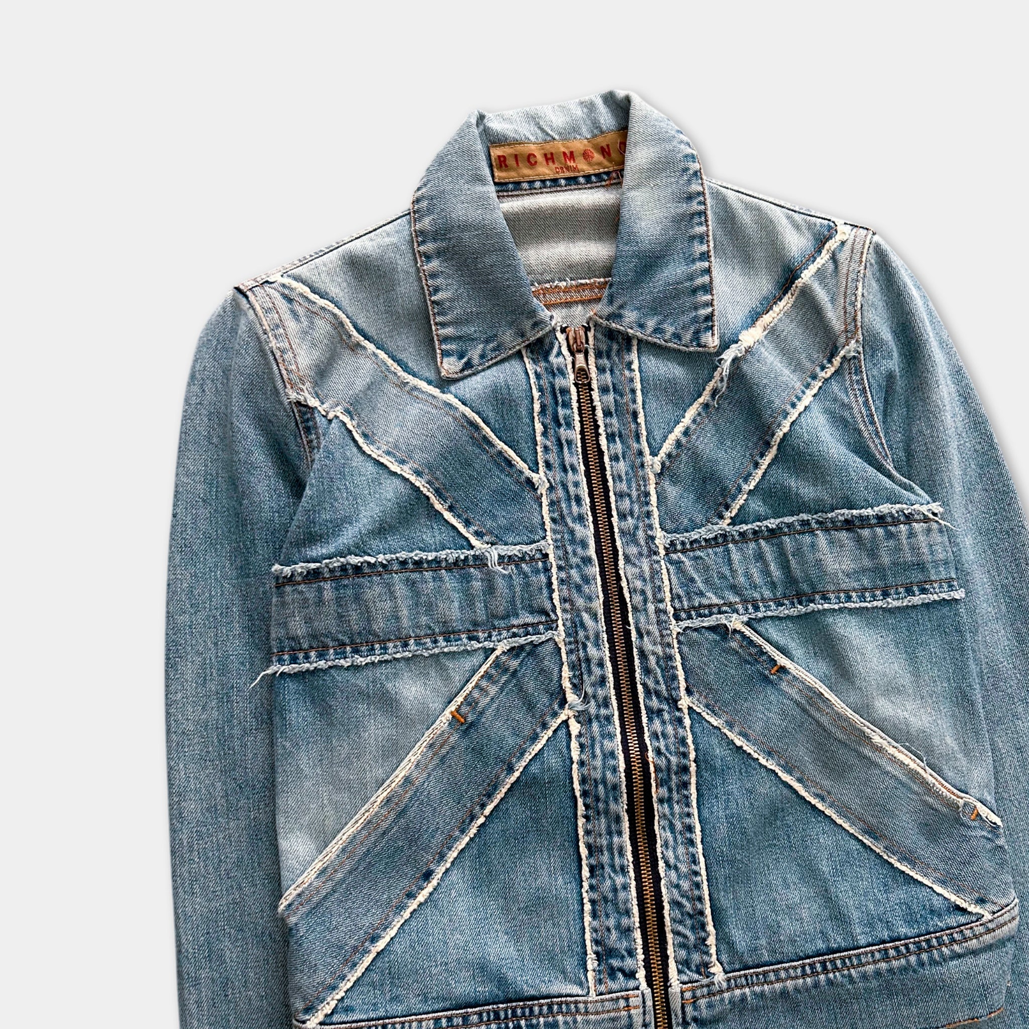 Richmond Union Jack Denim Jacket Richmond