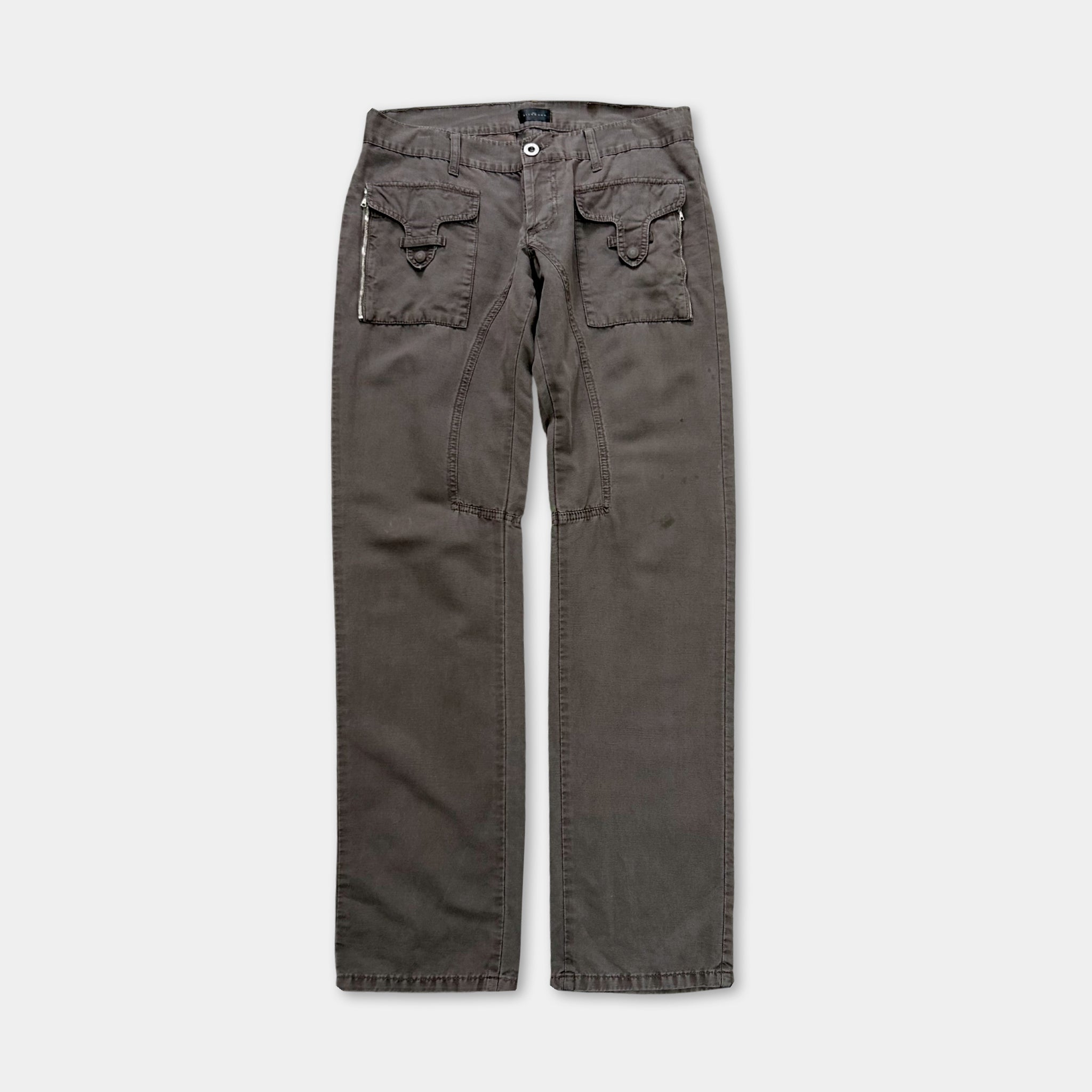 Richmond Dark Brown Cargo Pants