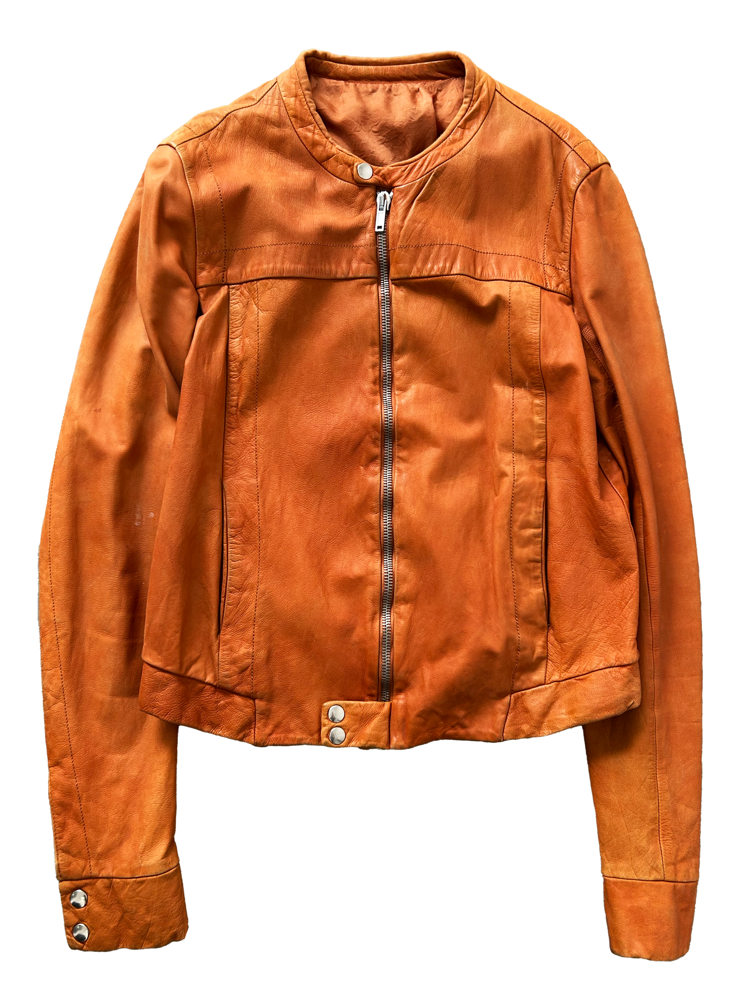 Rick Owens SS05 Scorpio Bozo Cafe Leather Jacket
