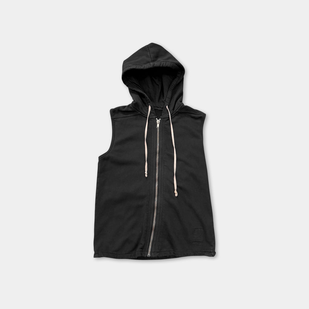 Rick Owens DRKSHDW Sleeveless Zip Vest Hoodie