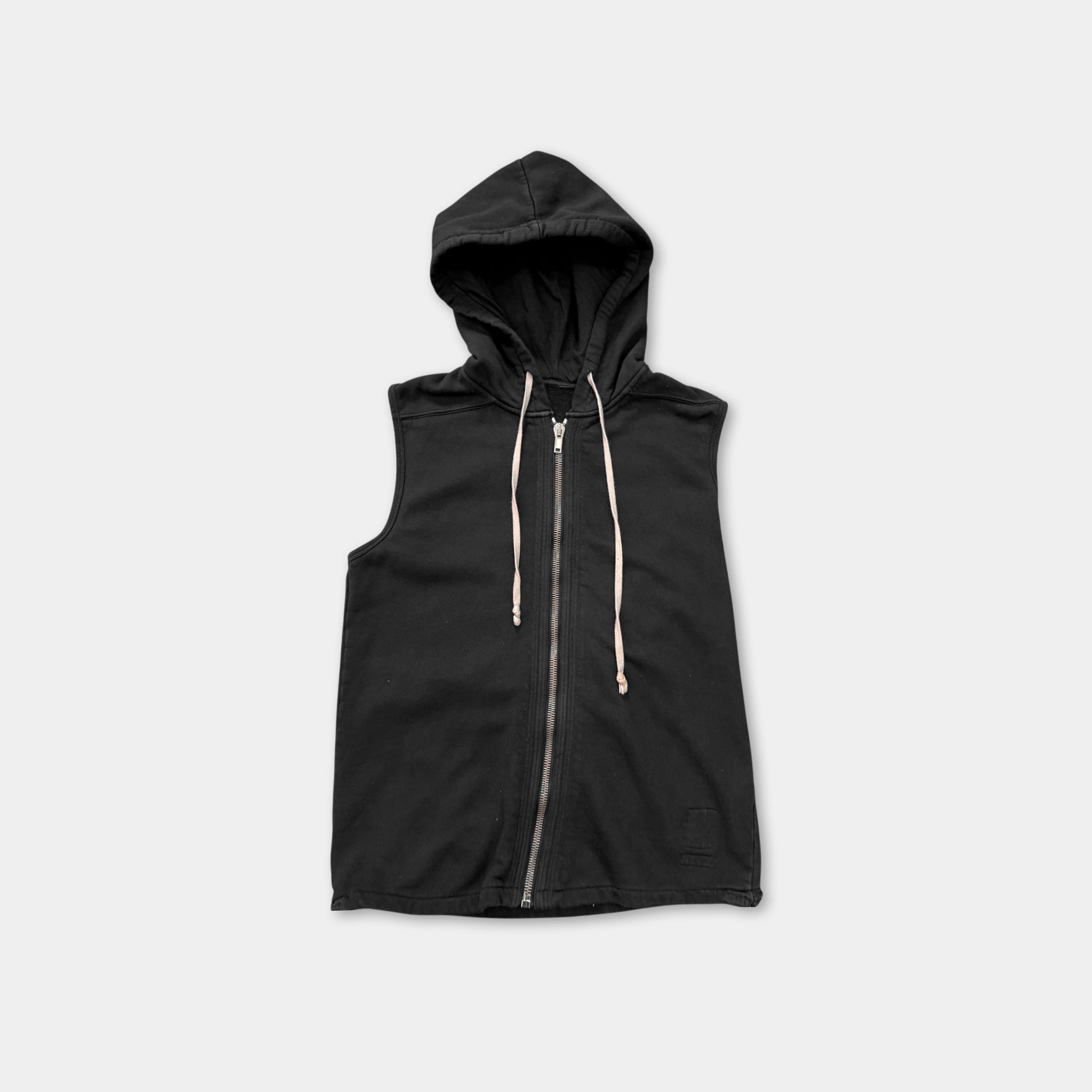 Rick Owens DRKSHDW Sleeveless Zip Vest Hoodie