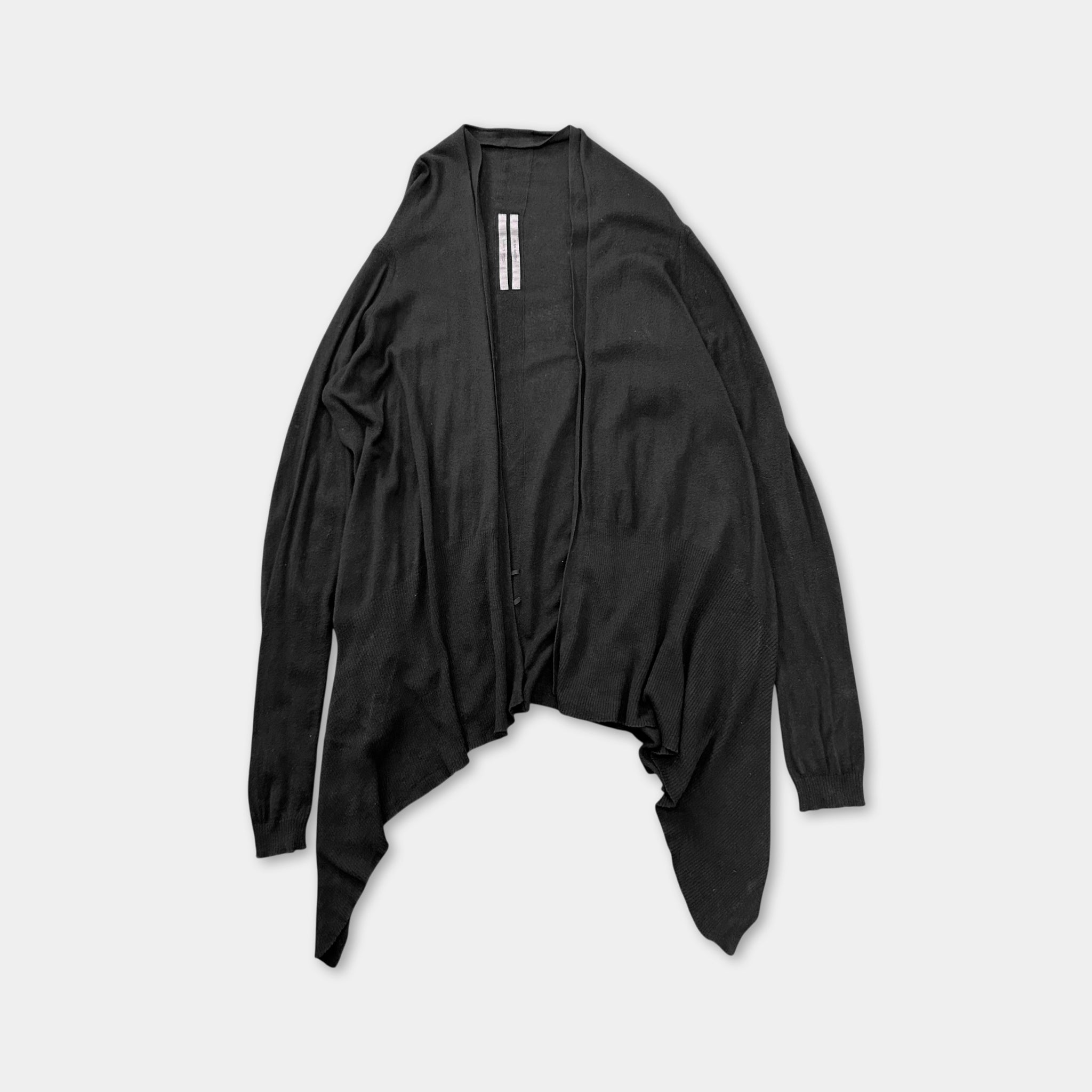 Rick Owens Cyclops SS16 Long Black Cardigan