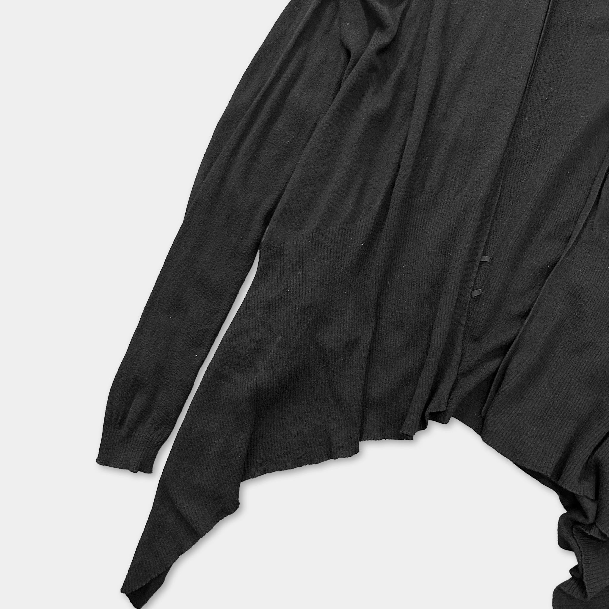 Rick Owens Cyclops SS16 Long Black Cardigan