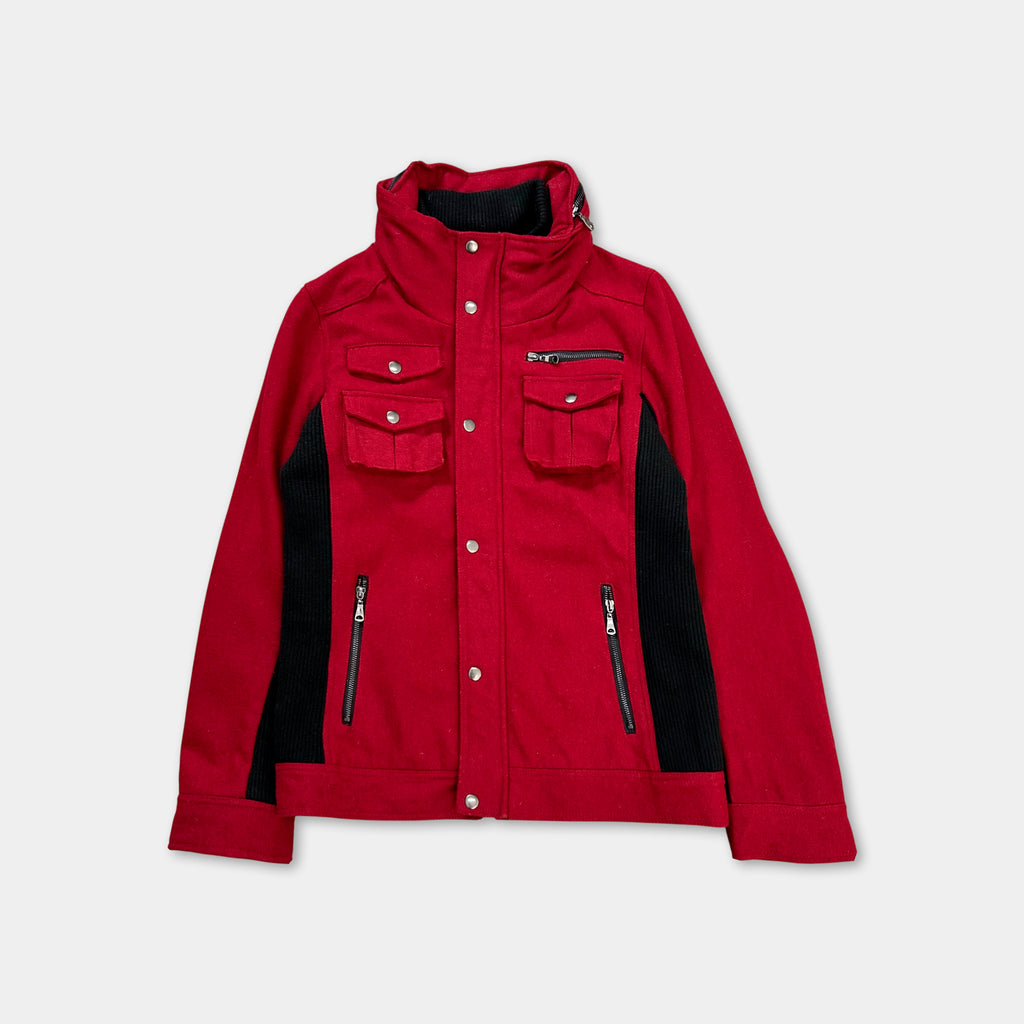 Semantic Design 2000's Red Cargo Jacket