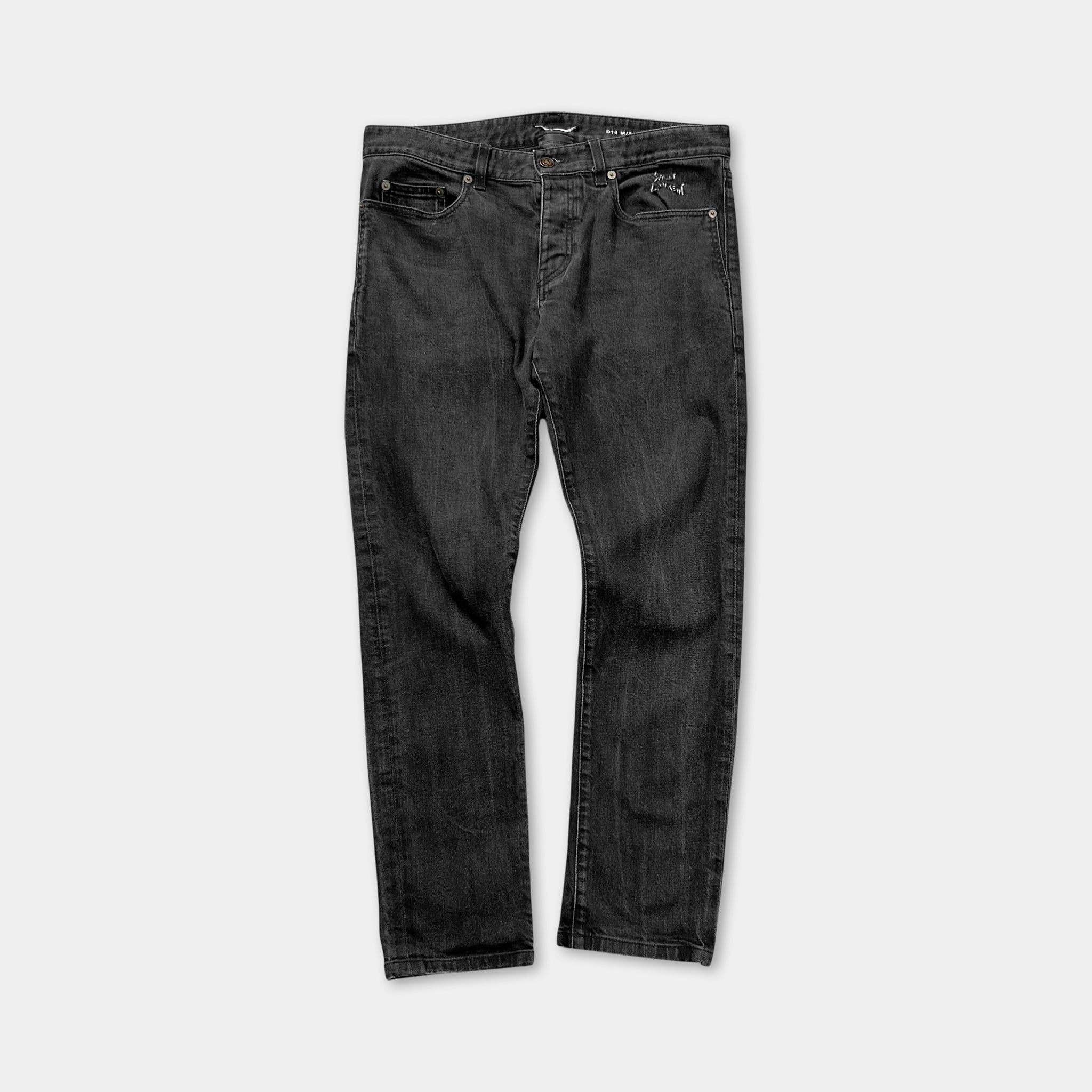 Saint Laurent D14 "Hand Stitched" Denim Pants
