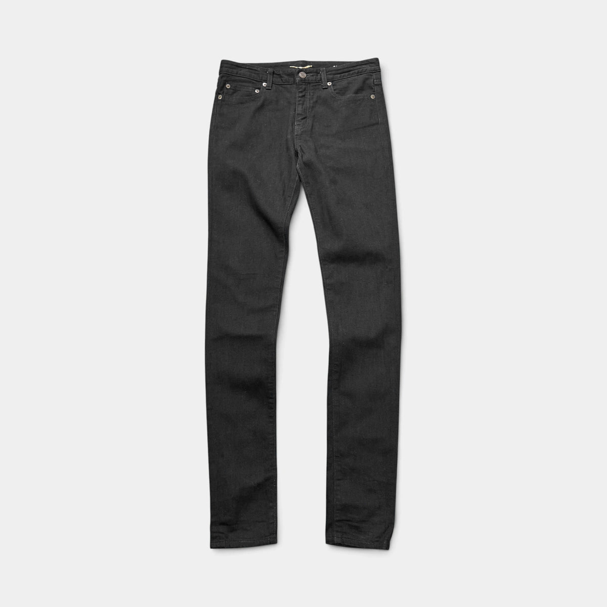 Saint Laurent 2013 D02 Hedi Slimane Skinny Black Denim Jeans